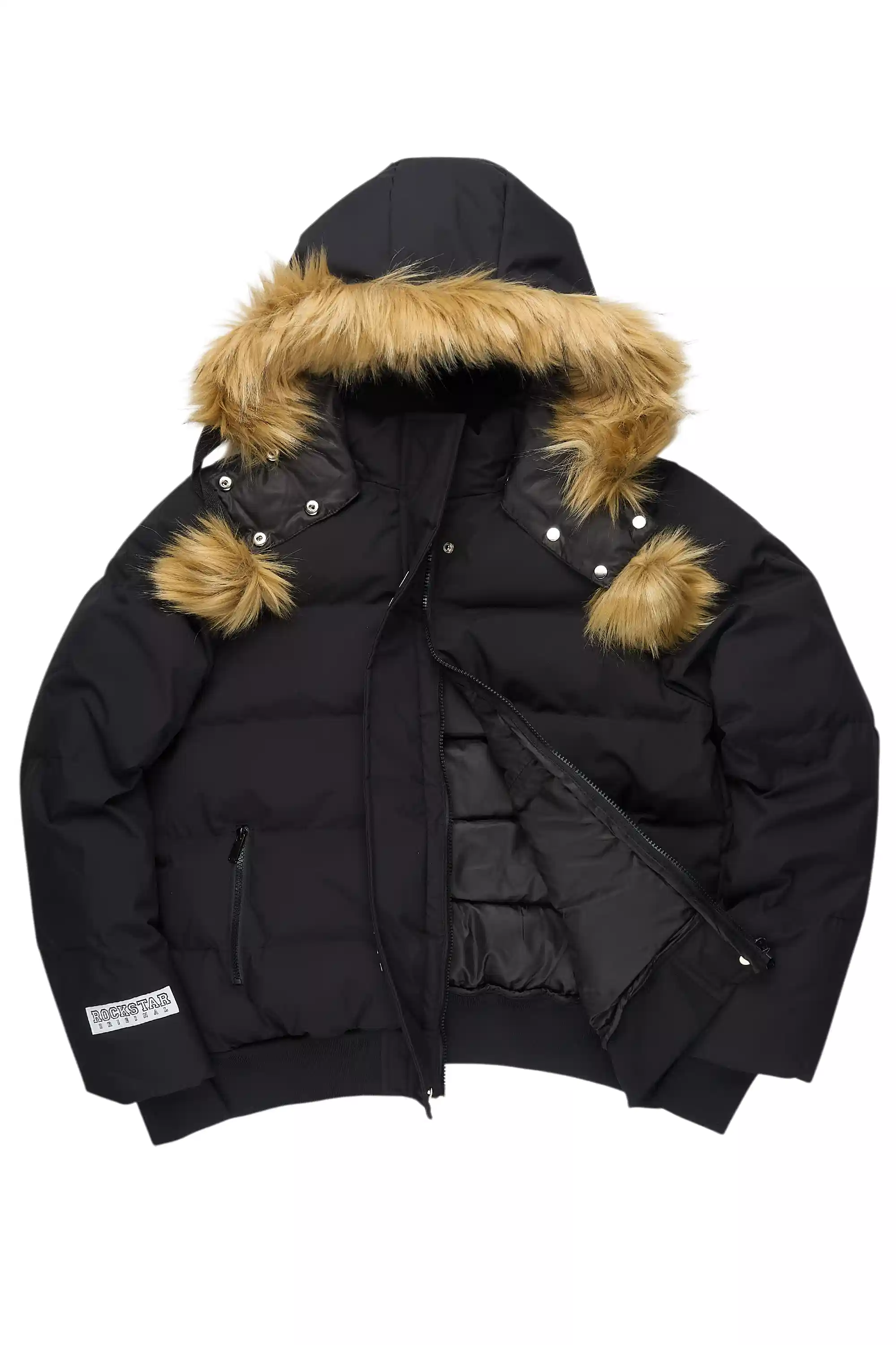 Keoni Black Puffer Jacket - Image 2