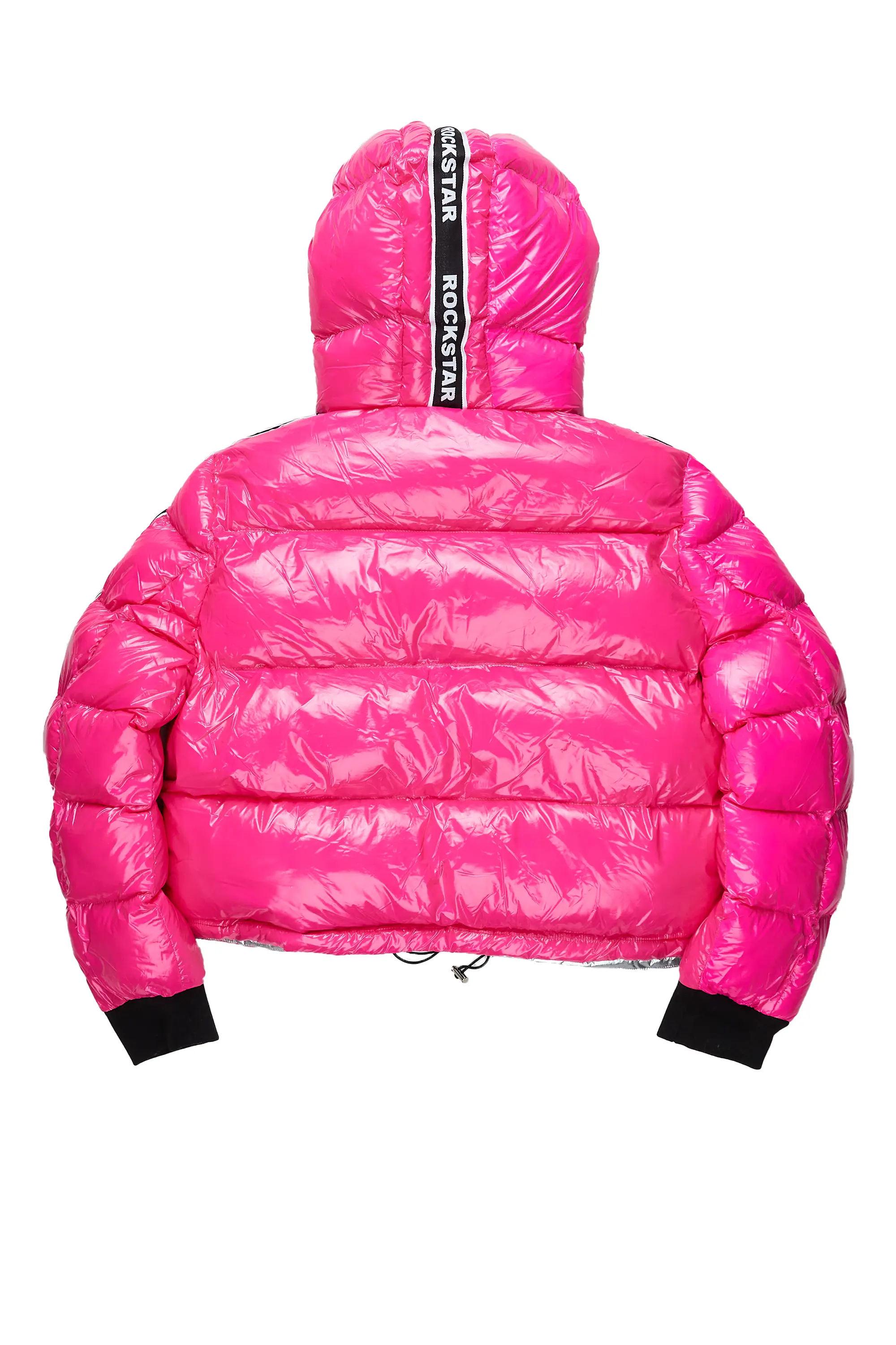 Jackey Hot Pink Puffer Jacket - Image 13