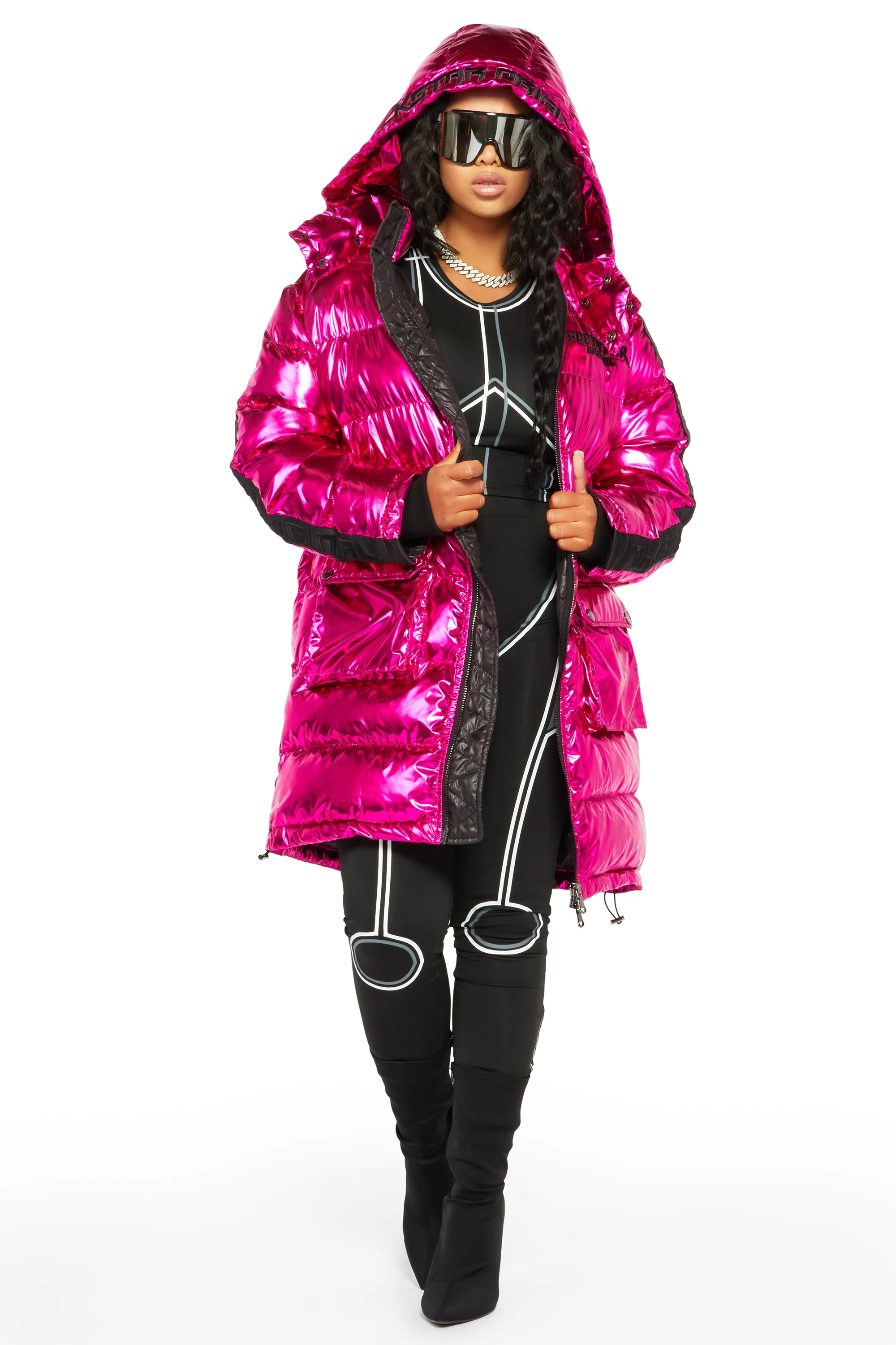 Nikita Pink Long Puffer Jacket - Image 5