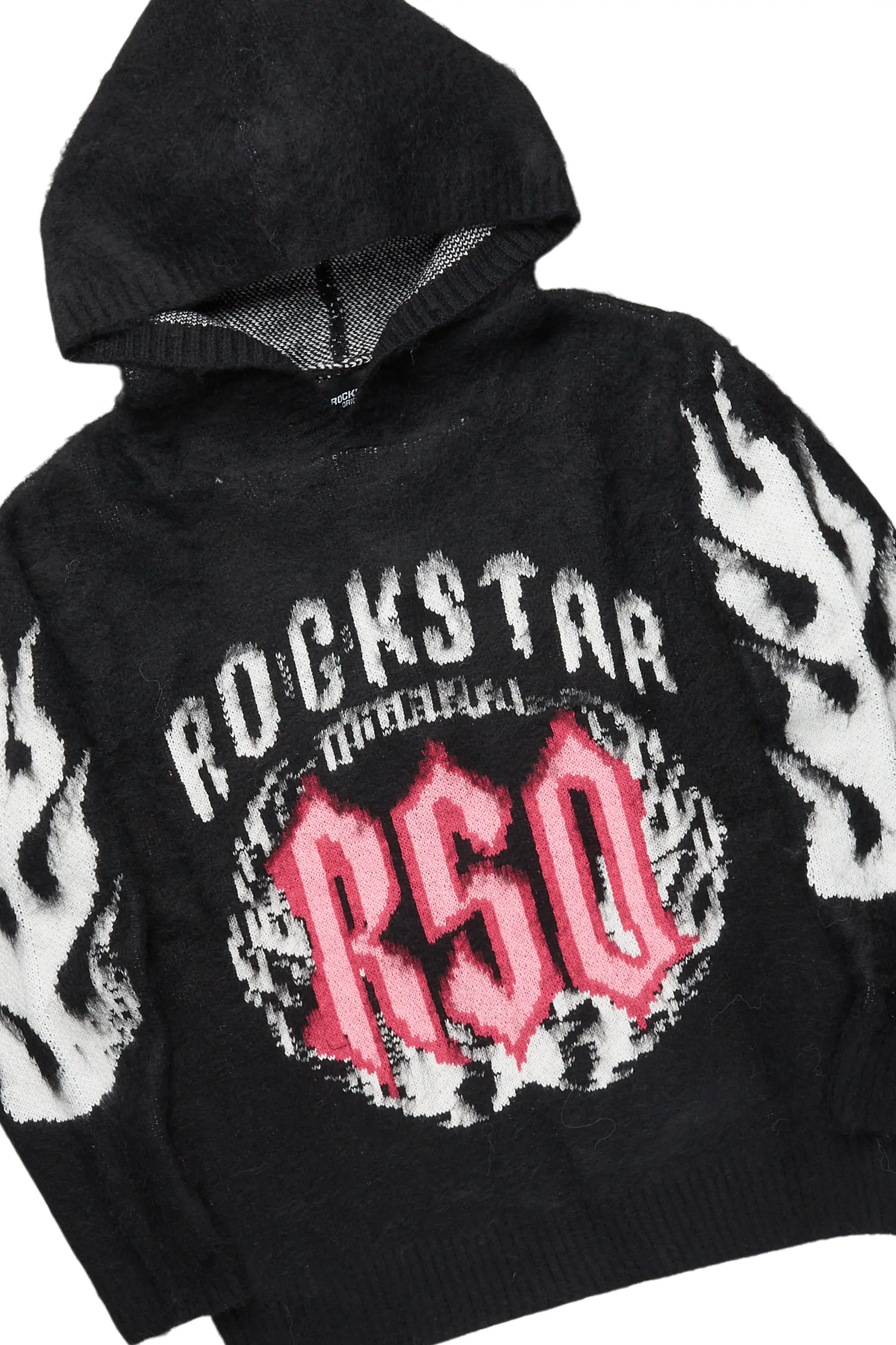 Karon Black/Pink Hoodie & Jean Set - Image 2