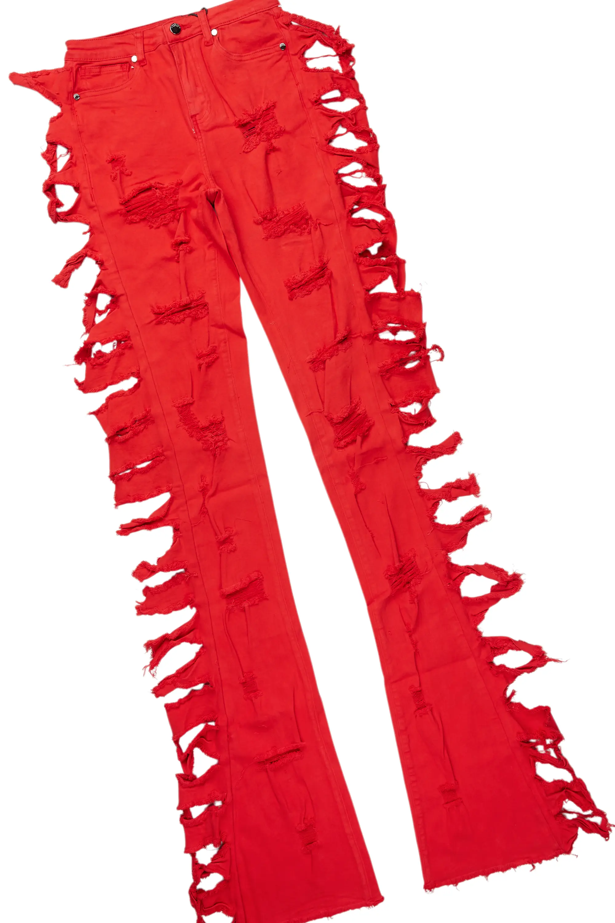 Laquoia White/Red T-Shirt & Pant Set - Image 4