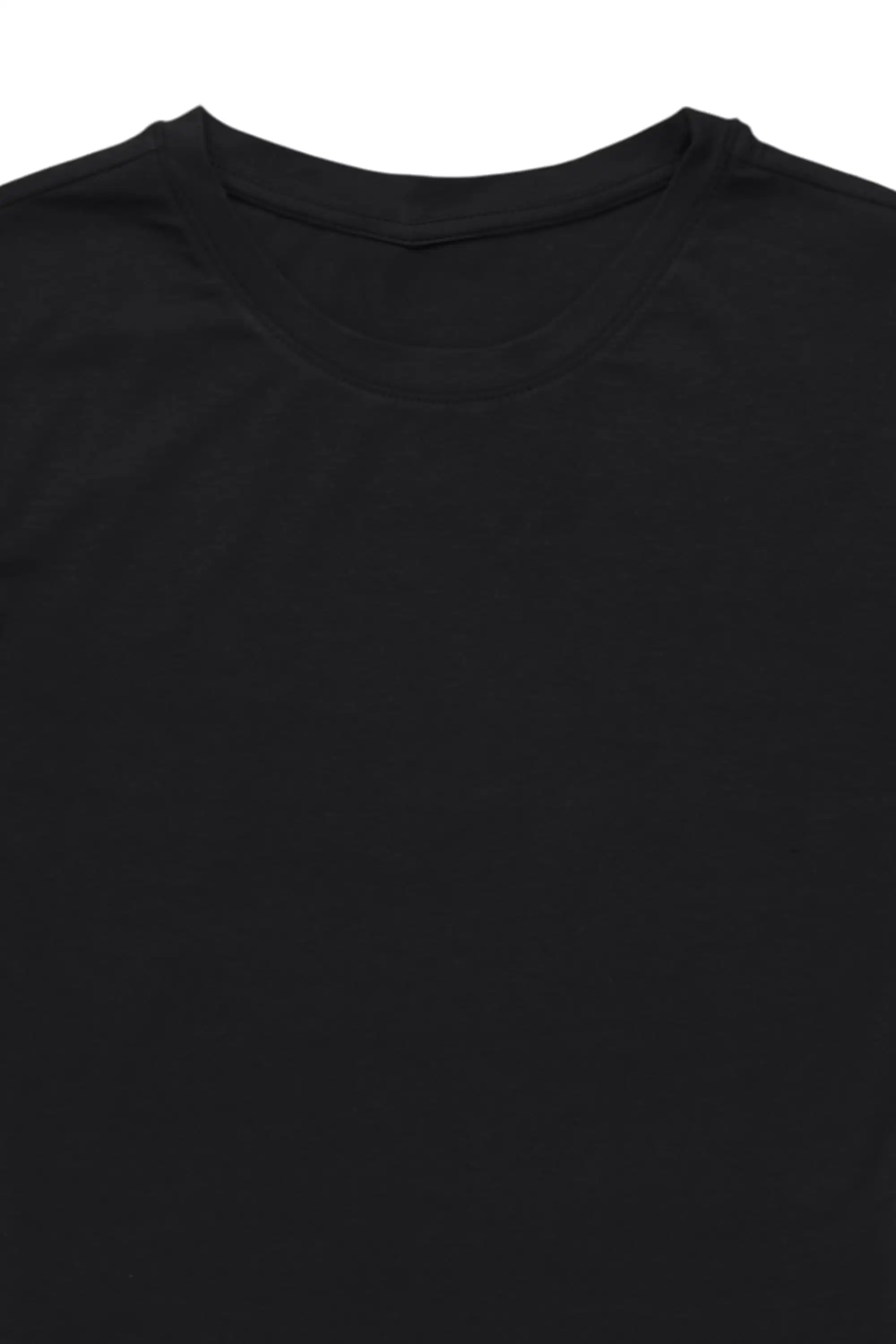 Xiomara Black Crop Tee Shirt - Image 2