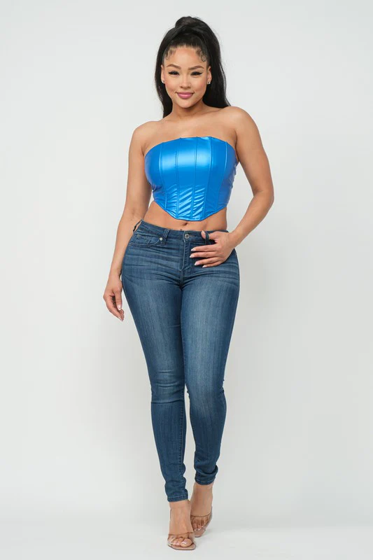 Quatara Blue Tube Top - Image 4