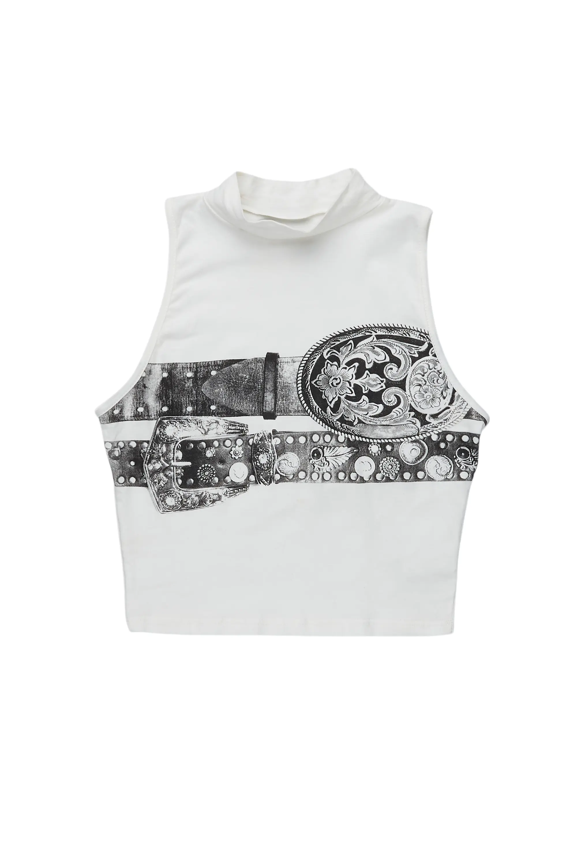 Kyniqua White Tank Top