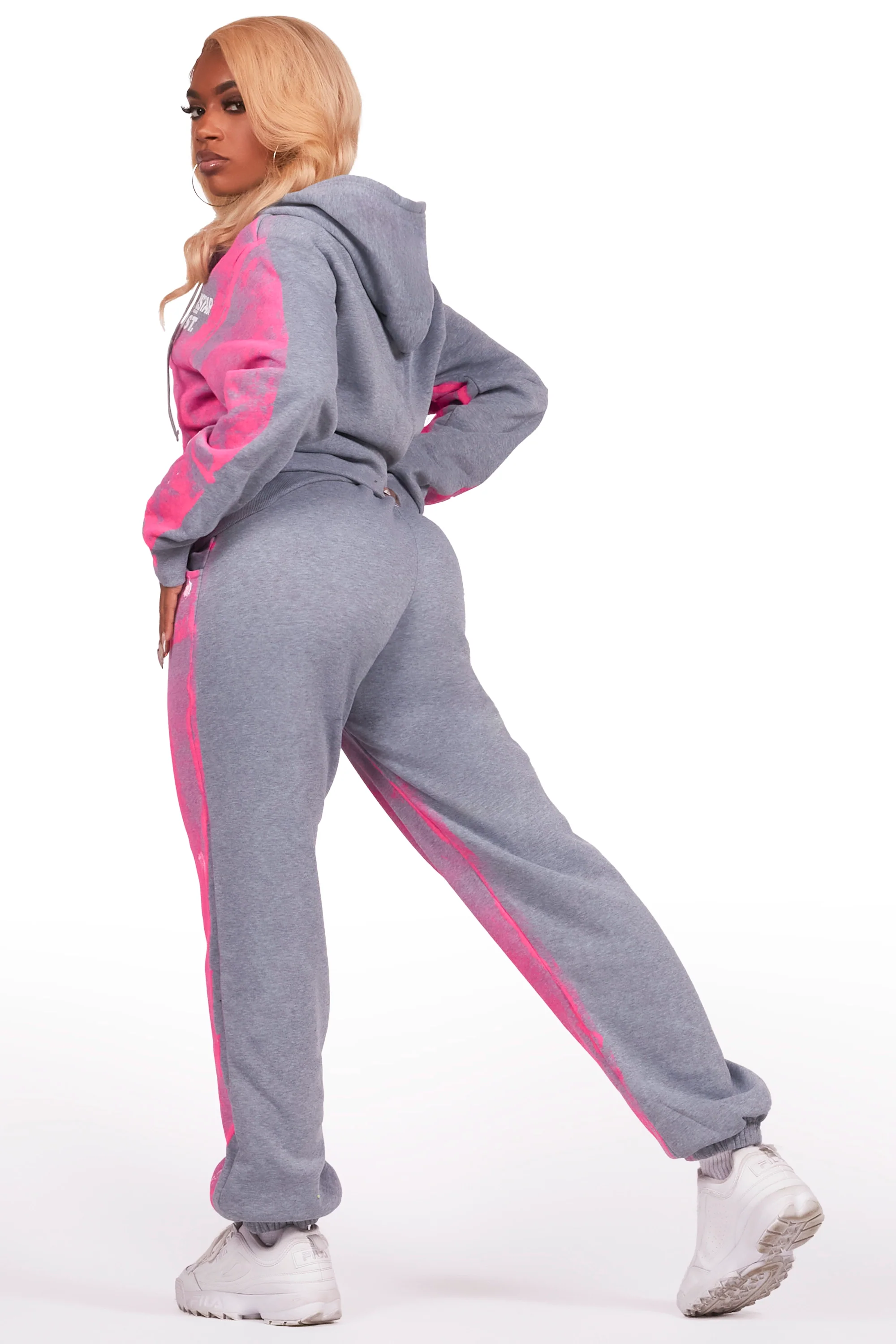 Alaiyah Grey Oversized Trackset - Image 6
