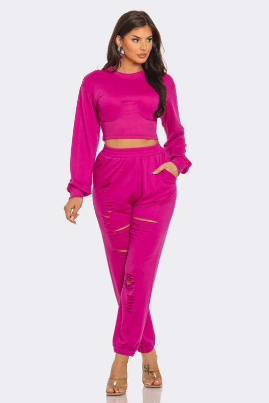Rosetta Magenta Lounge Track Set - Image 2
