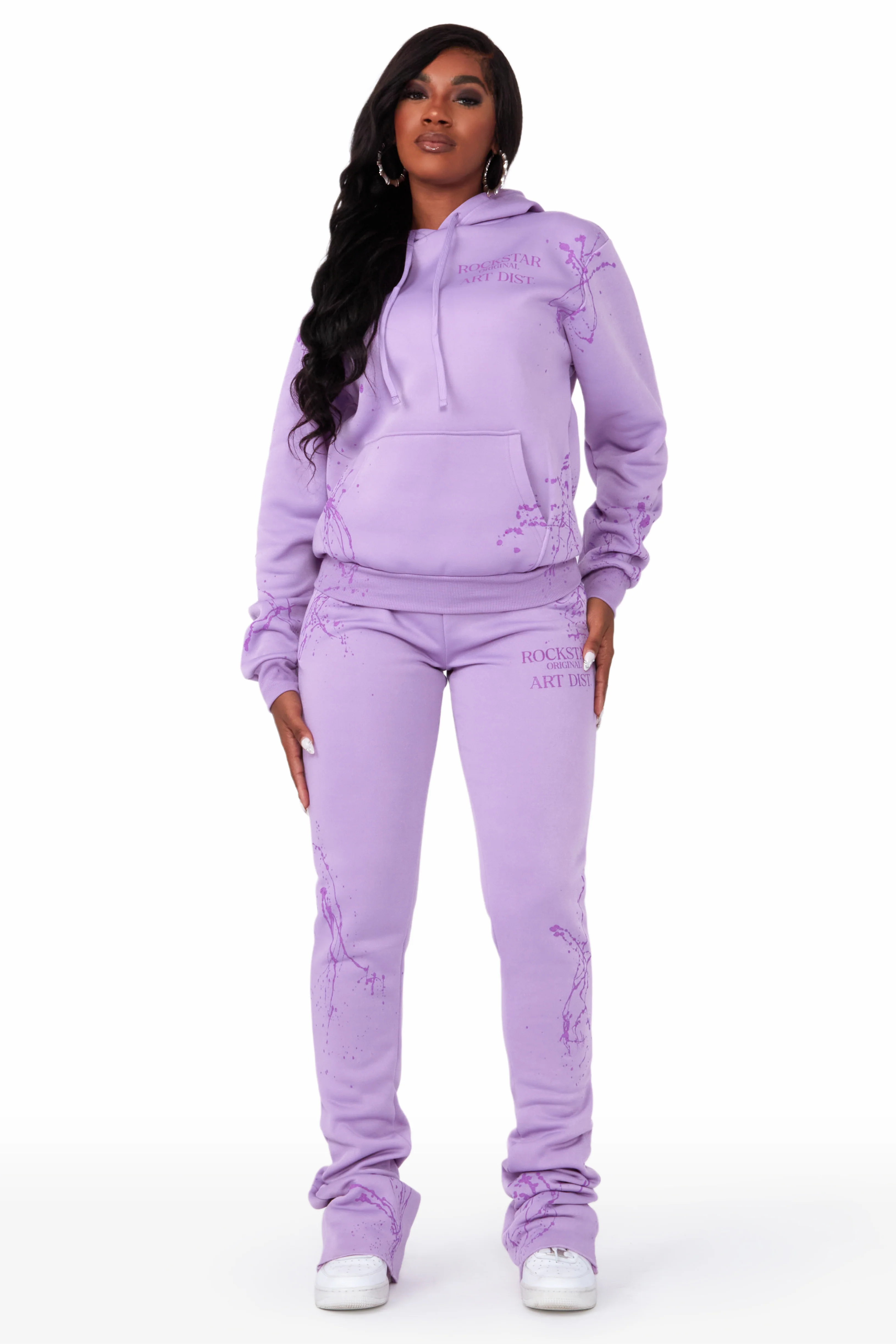 Giuliana Lavender Drippy Super Stacked Trackset - Image 2