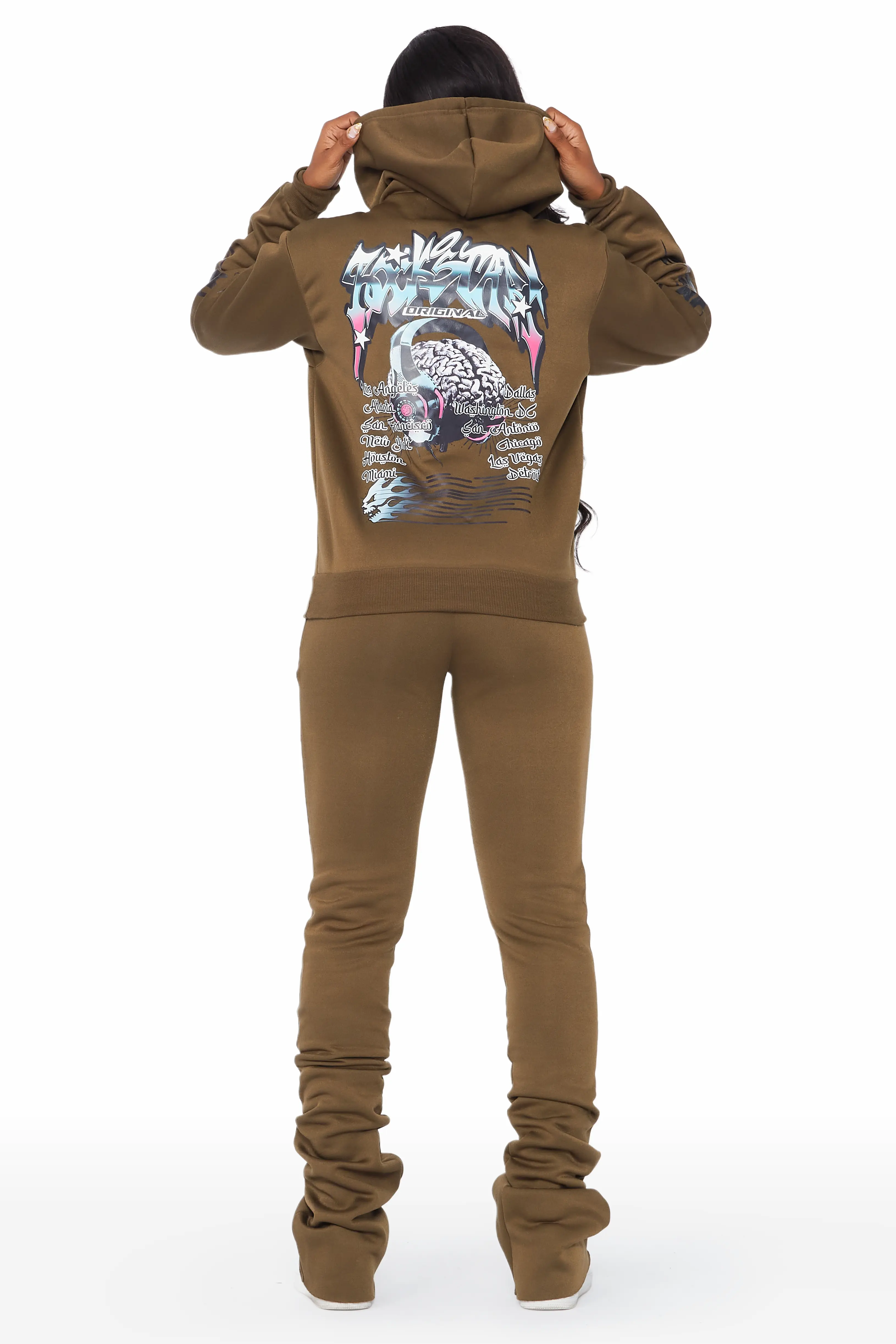 Delarosa Olive Super Stacked Trackset - Image 4