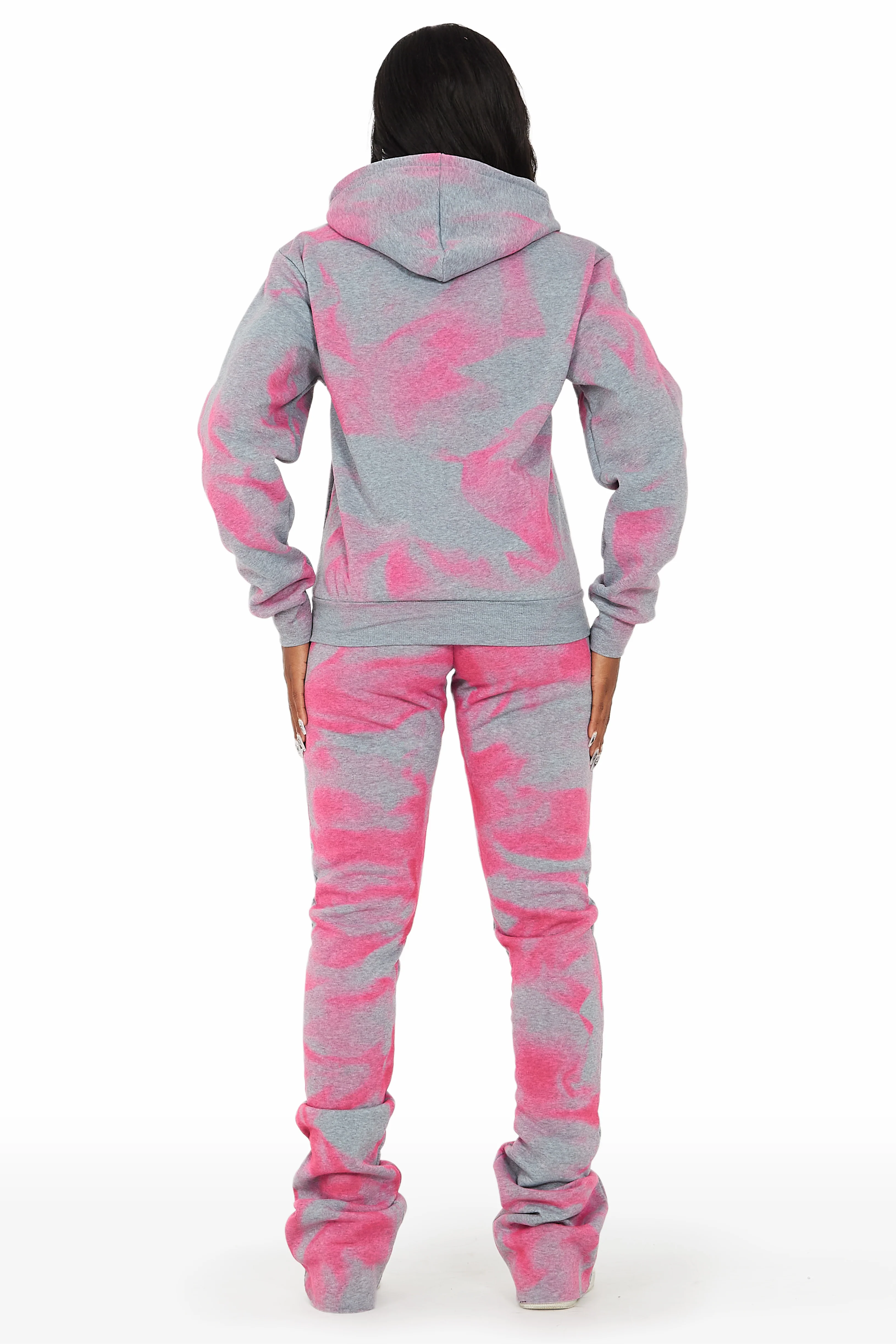 Zenobia Heather Grey Super Stacked Trackset - Image 4