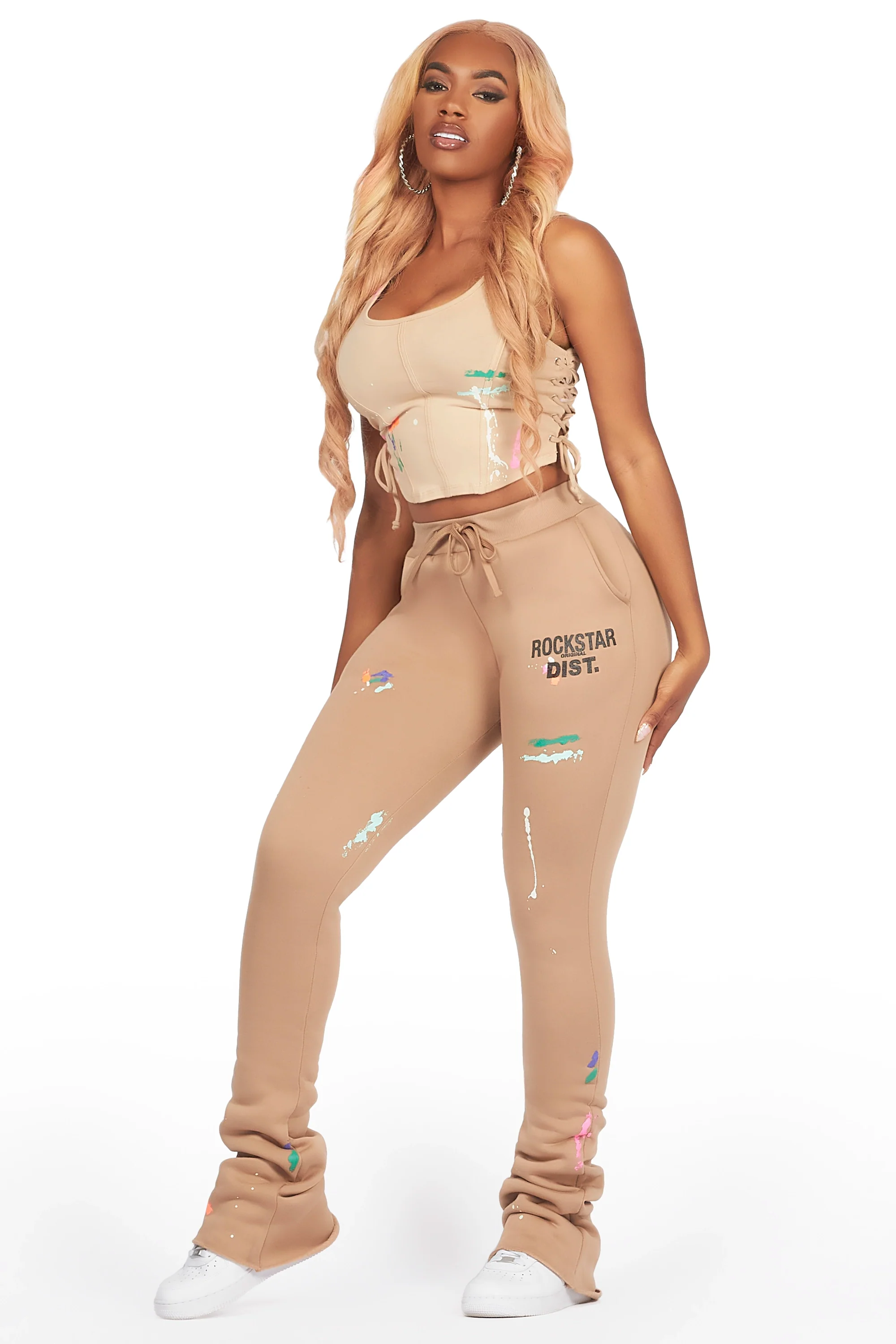 Inieshea Tan Corset Super Stacked Trackset - Image 3
