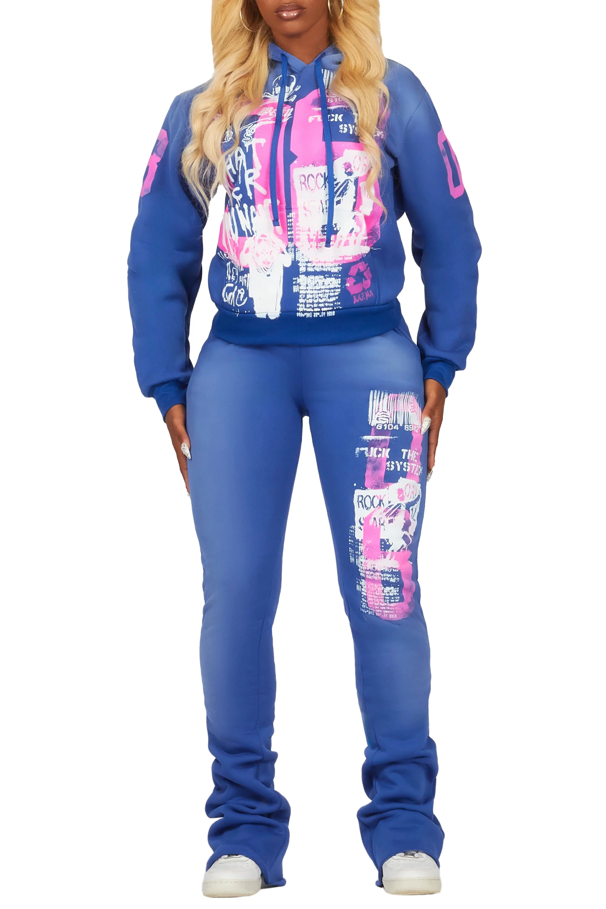Arleasha Royal Blue Super Stacked Trackset - Image 8