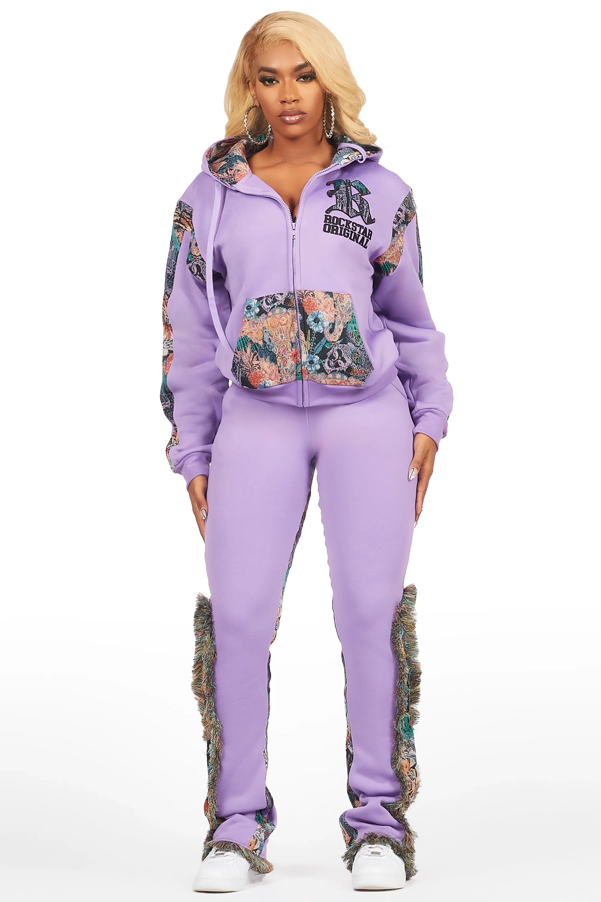 Linnea Purple Tapestry Stacked Trackset - Image 2