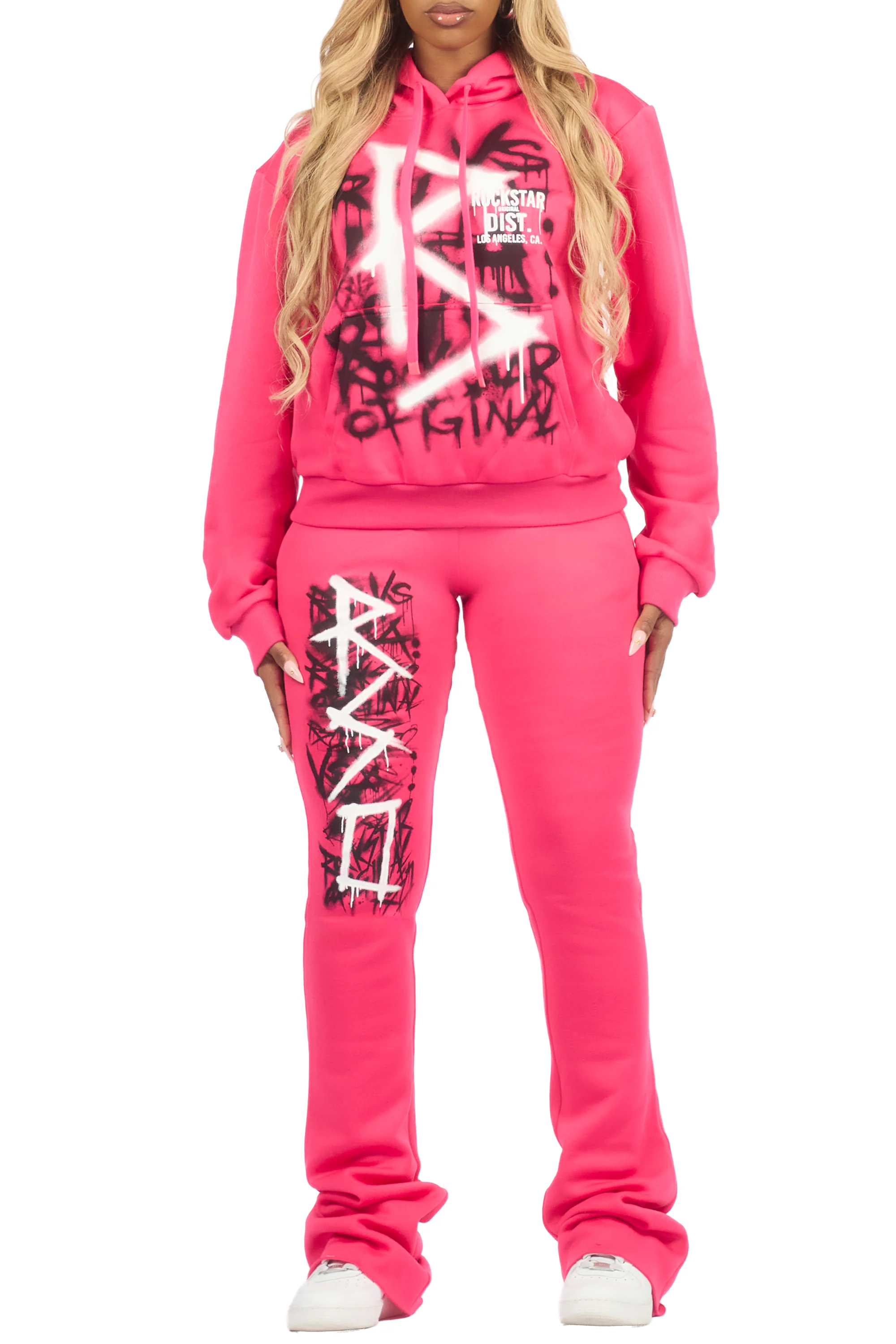 Tanesha Hot Pink Super Stacked Trackset - Image 10