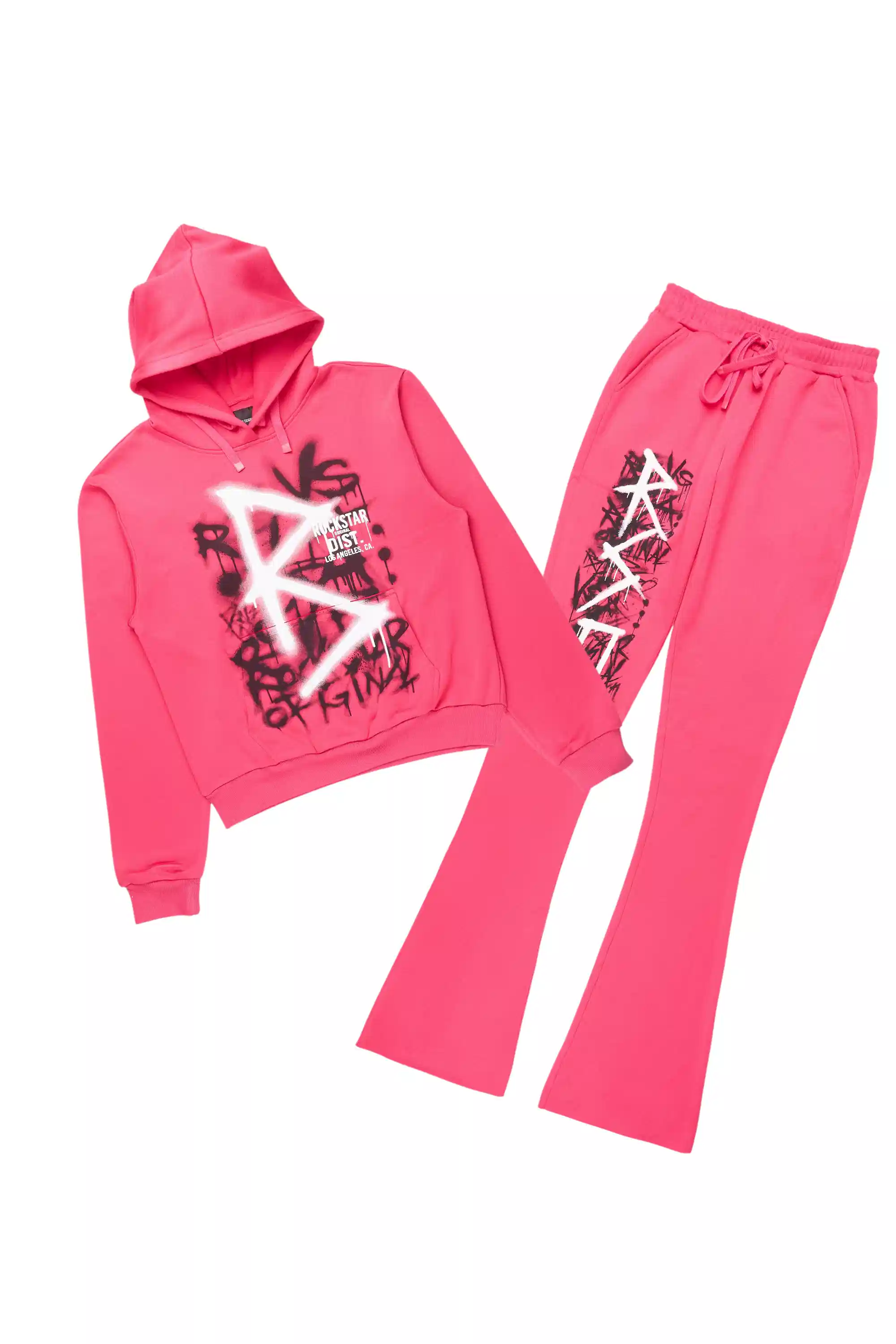 Tanesha Hot Pink Super Stacked Trackset - Image 2
