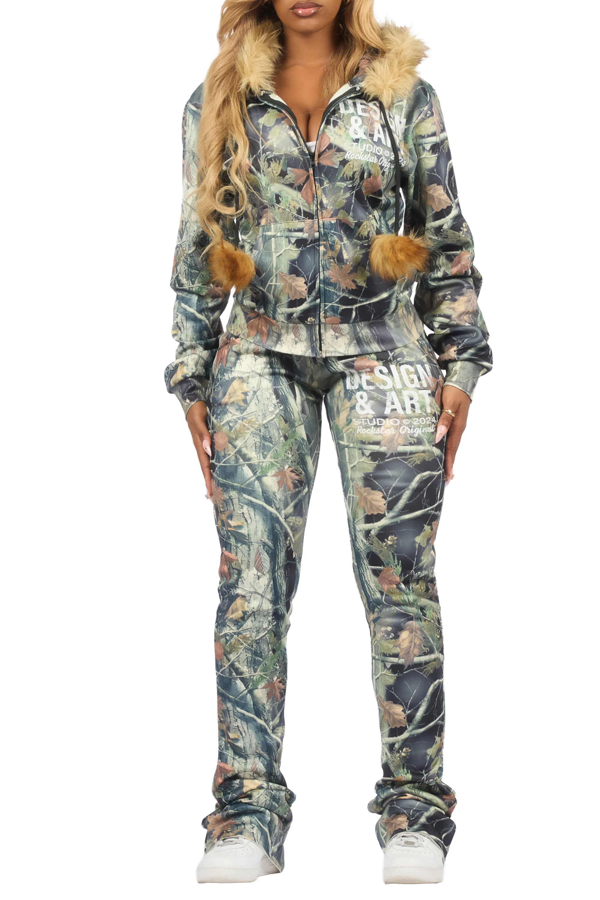 Benita Black Tree Camo Super Stacked Trackset - Image 10