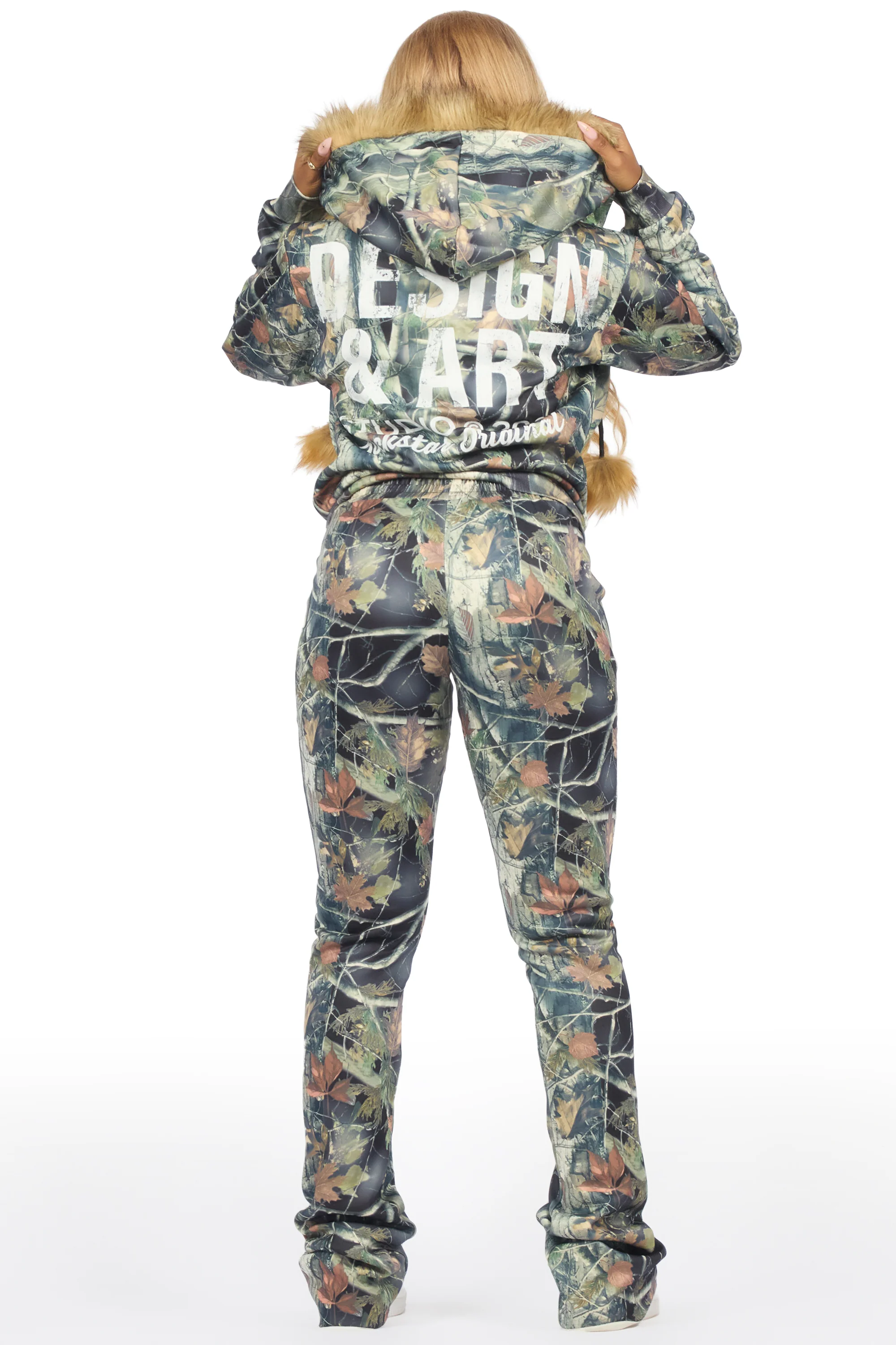 Benita Black Tree Camo Super Stacked Trackset - Image 5