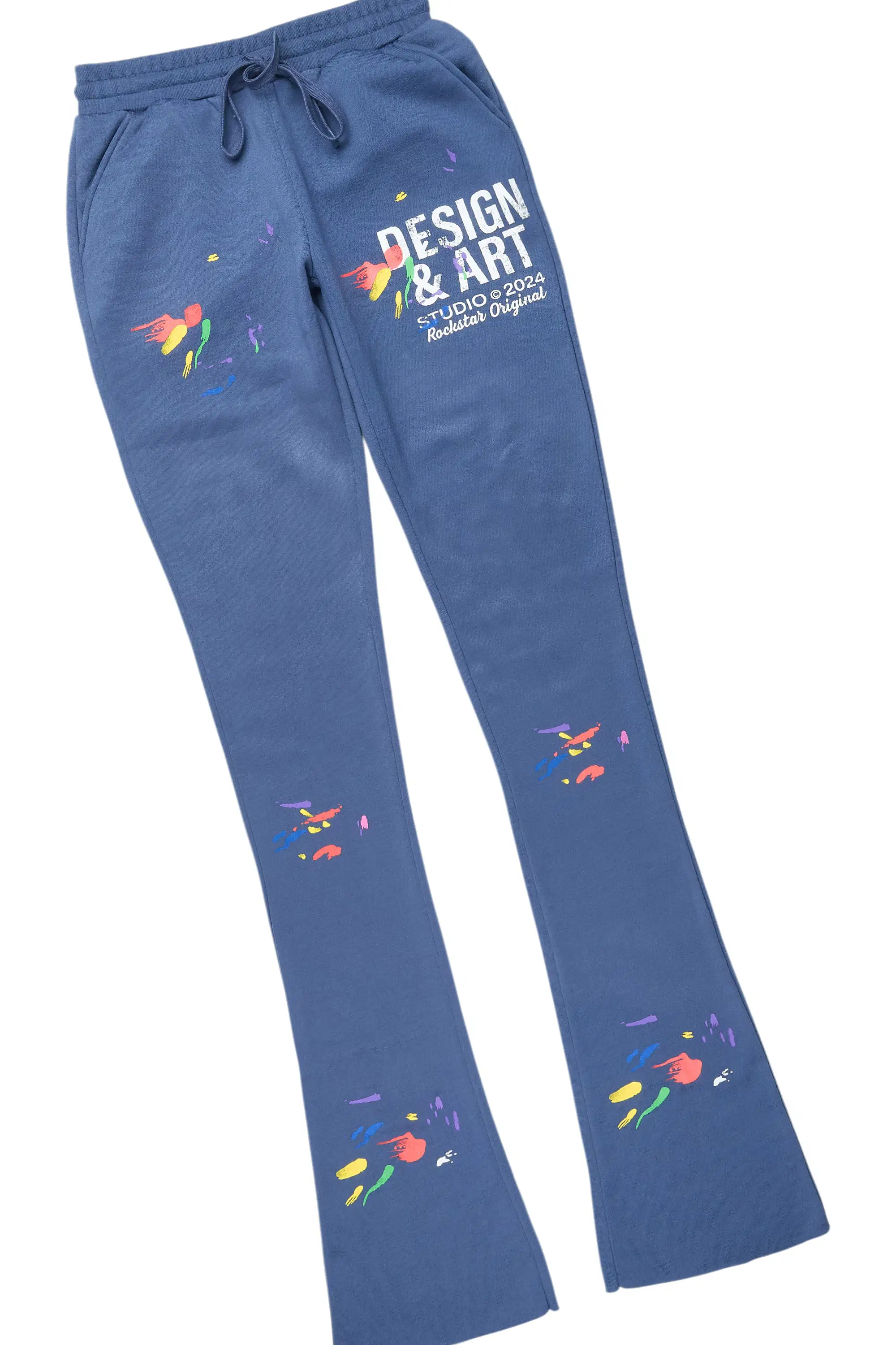 Kristiane Navy Crop Super Stacked Trackset - Image 10