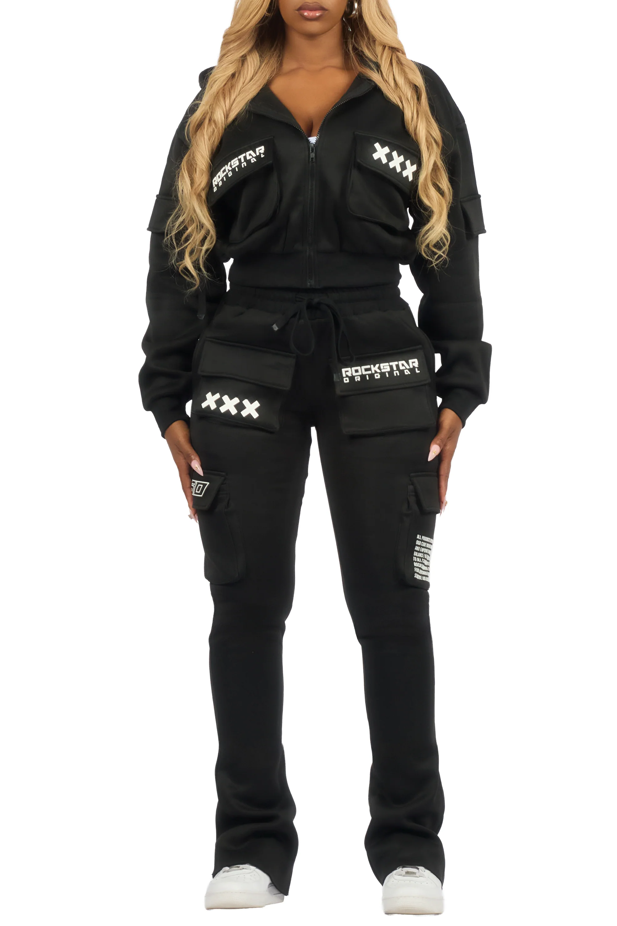Natanya Black Cargo Stacked Trackset - Image 6