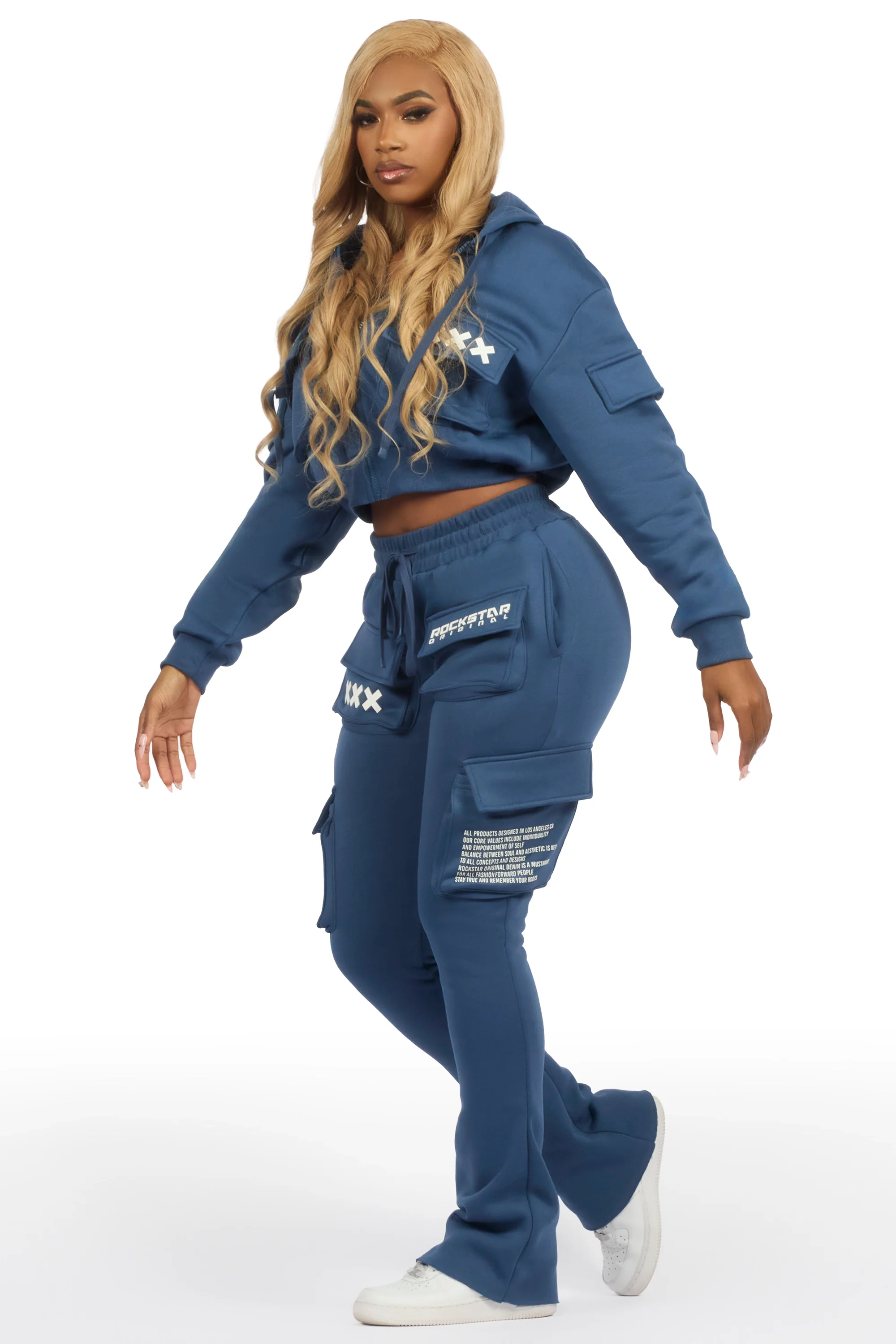 Natanya Navy Cargo Stacked Trackset - Image 3