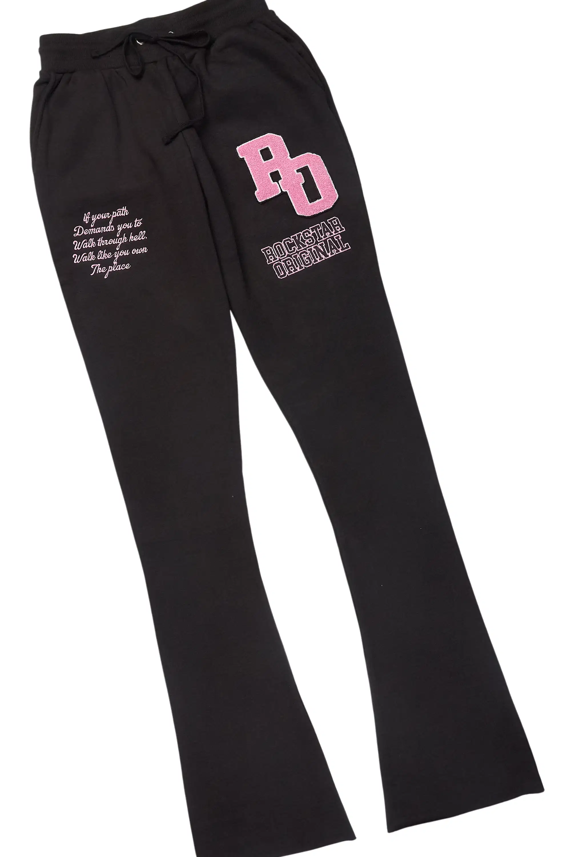 Leslee Black/Pink Super Stacked Trackset - Image 3