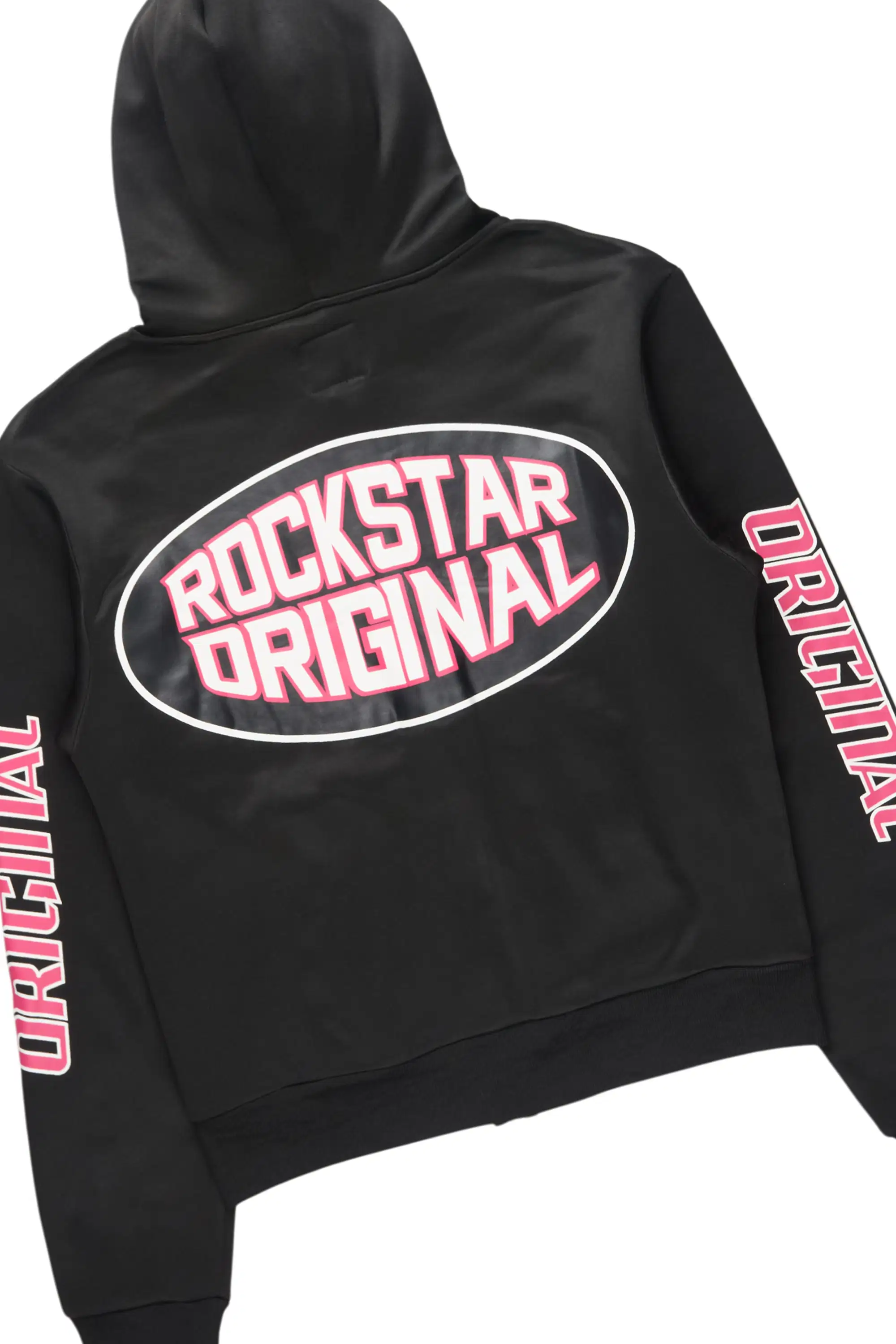 Tarie Black Zip Up Super Stacked Track Set - Image 9