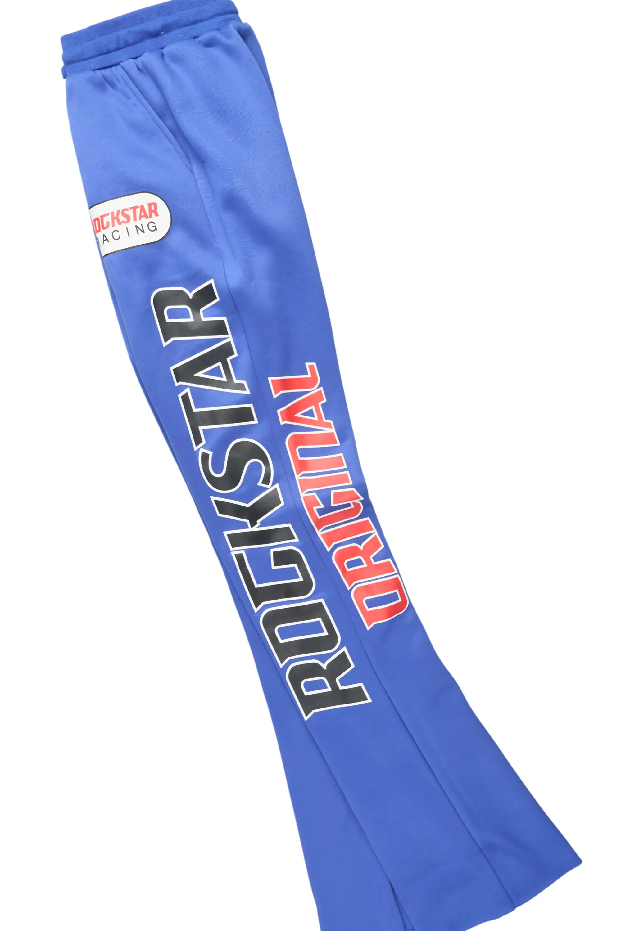 Tarie Royal Blue Zip Up Super Stacked Track Set - Image 10