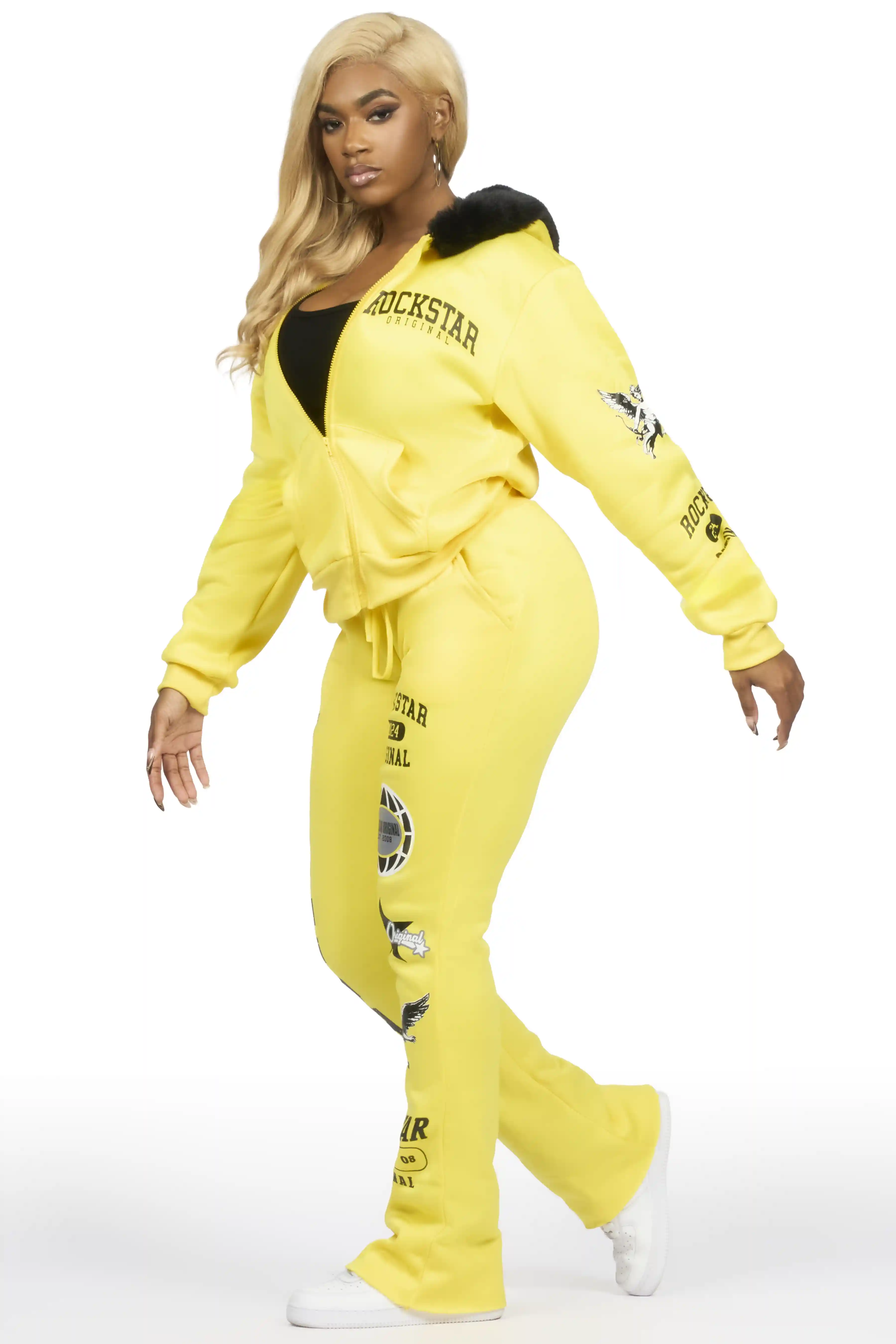 Chastity Yellow Stacked Track Set - Image 7