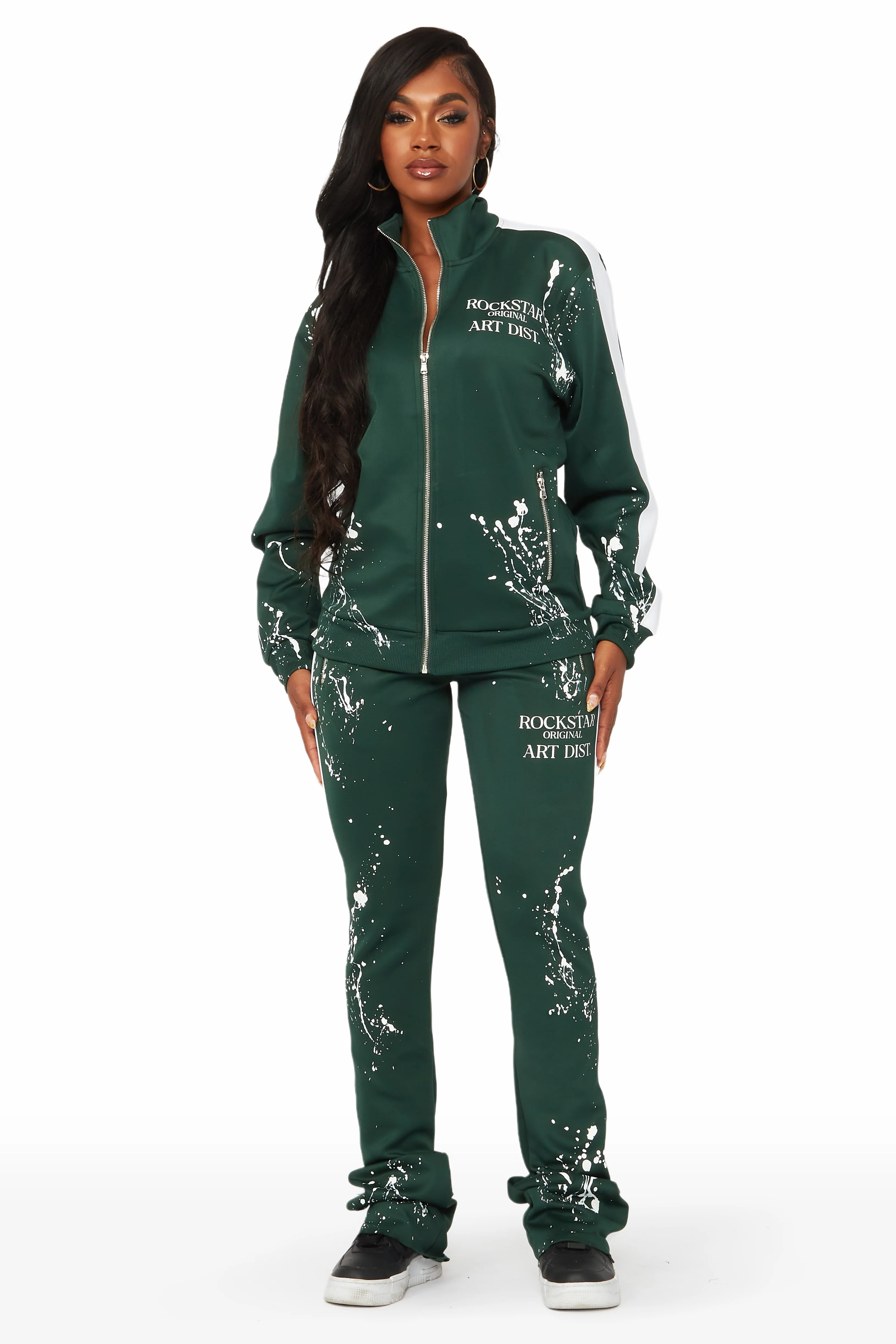 Joelle Green Drippy Stacked Trackset - Image 7