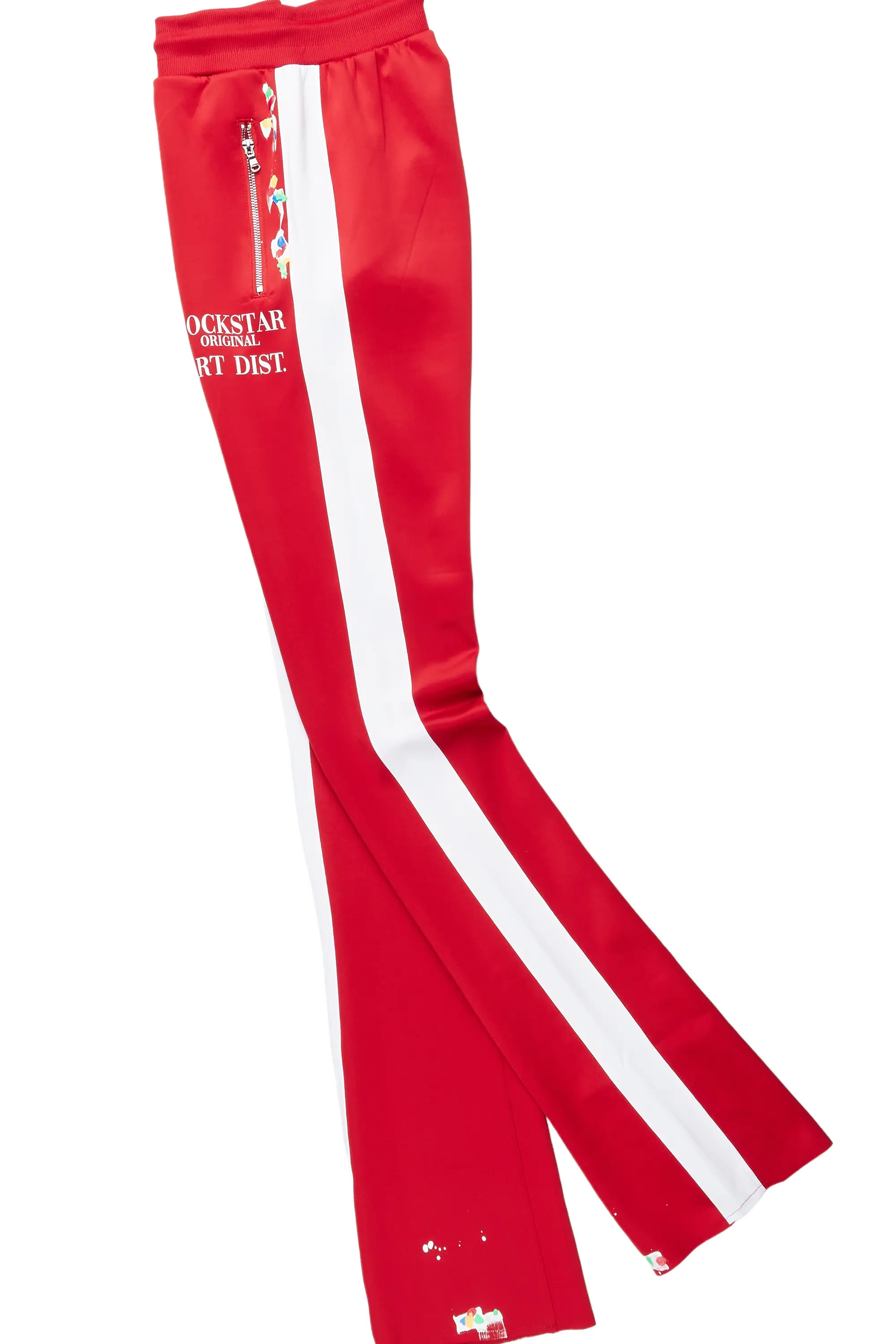 Nevaeh Red Tricot Super Stacked Trackset - Image 5