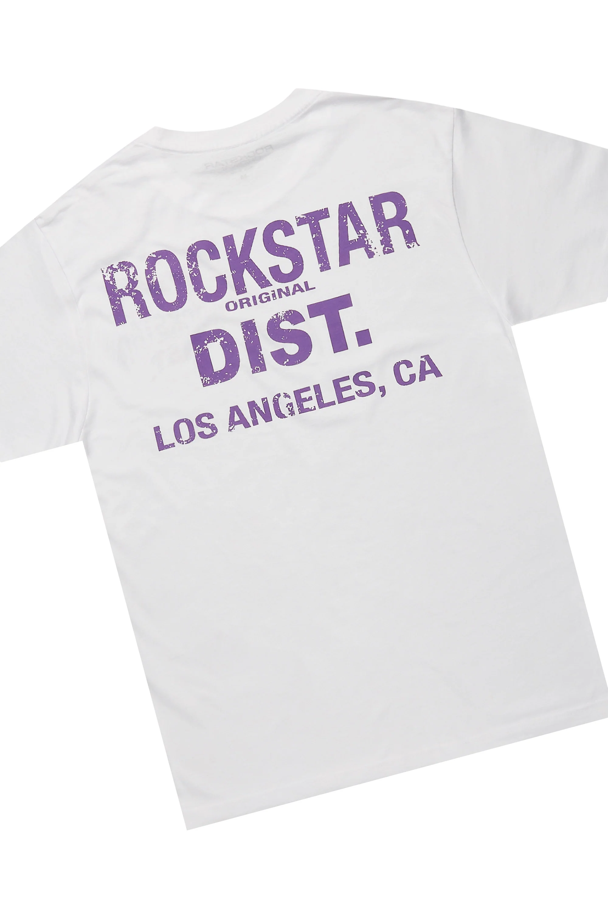 Dalasia White/Purple T-Shirt Trackset - Image 3