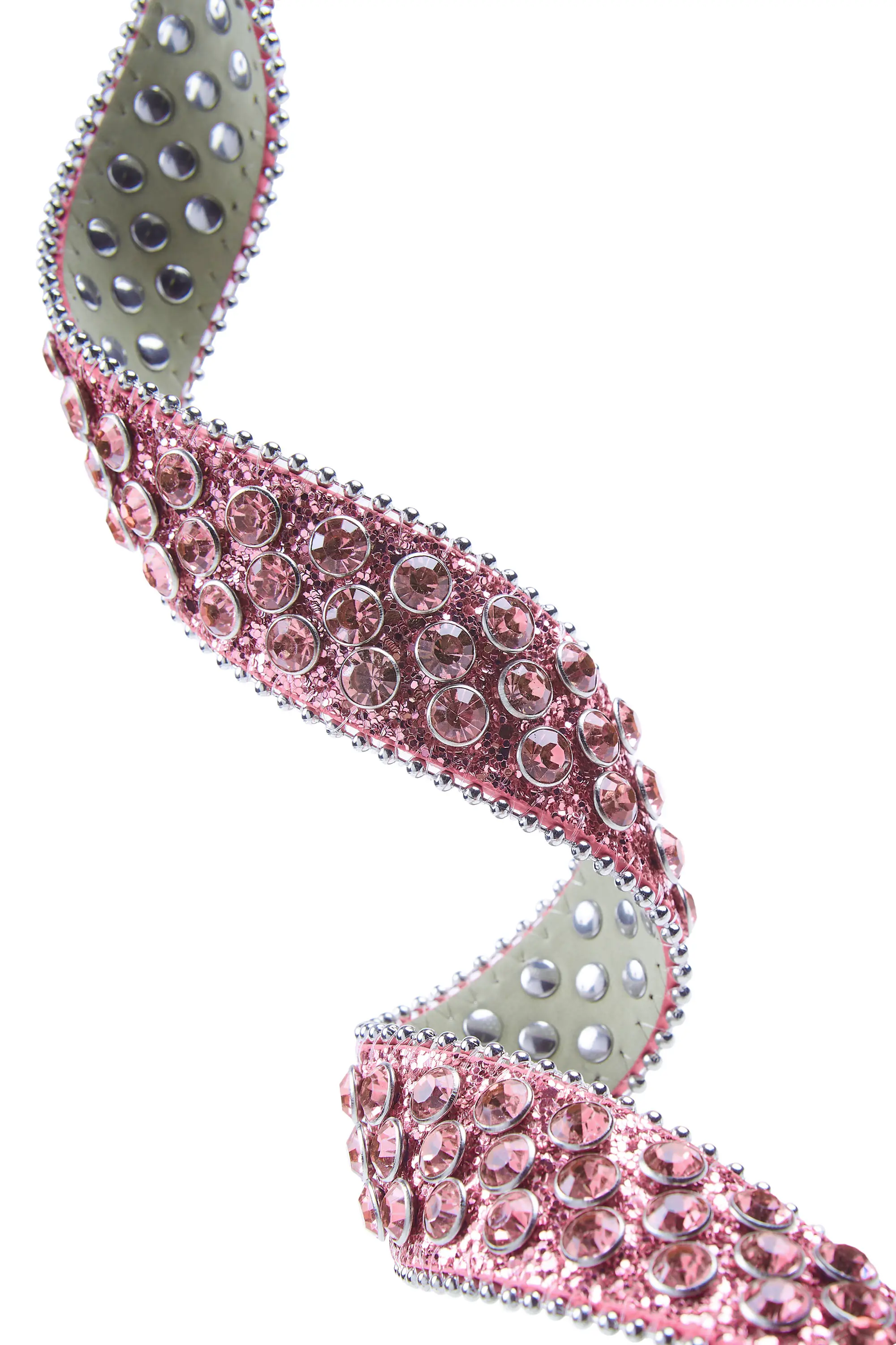 Jazlynn Pink Rhinestone Belt - Image 2