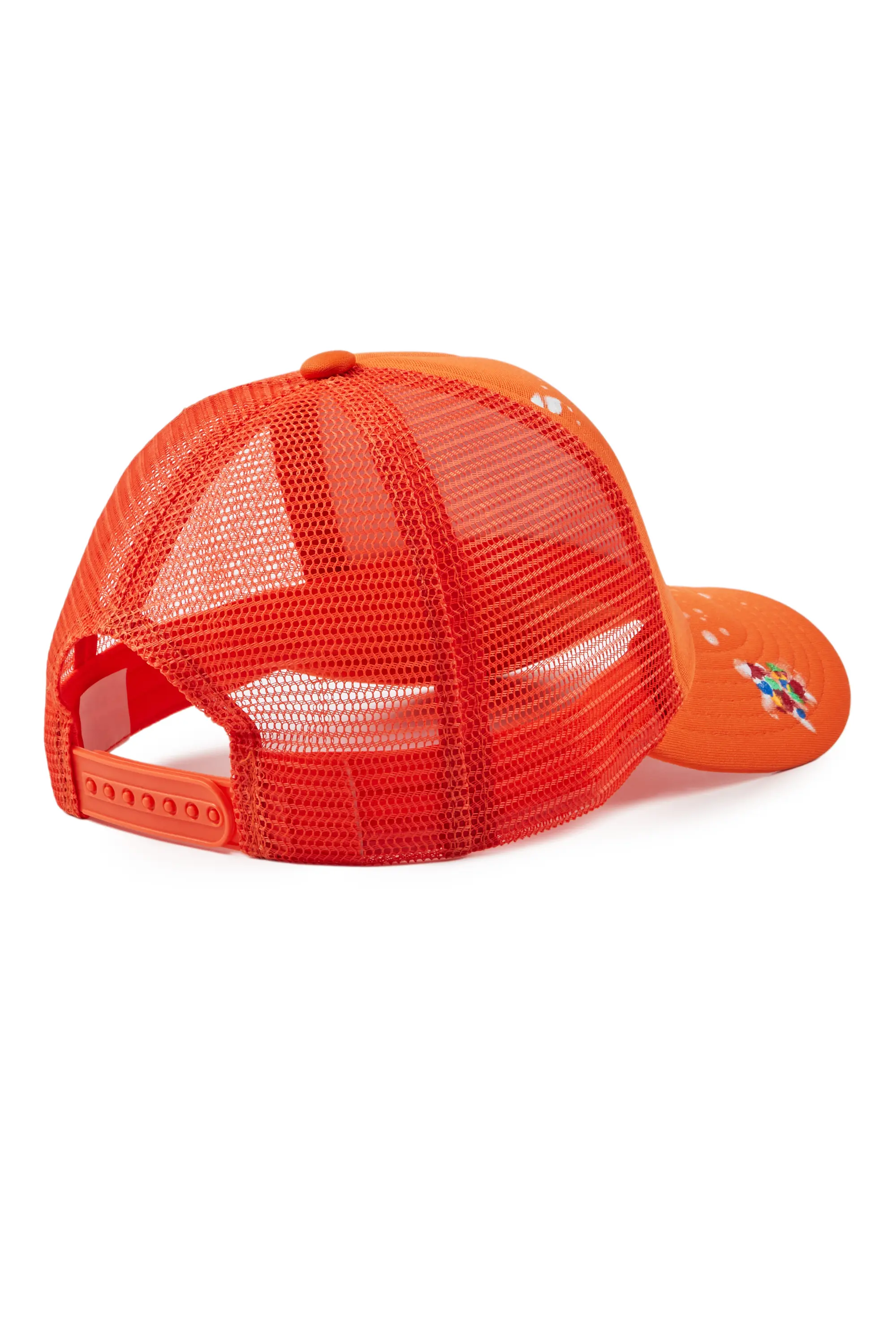 Good Side Only Orange Trucker Hat - Image 3