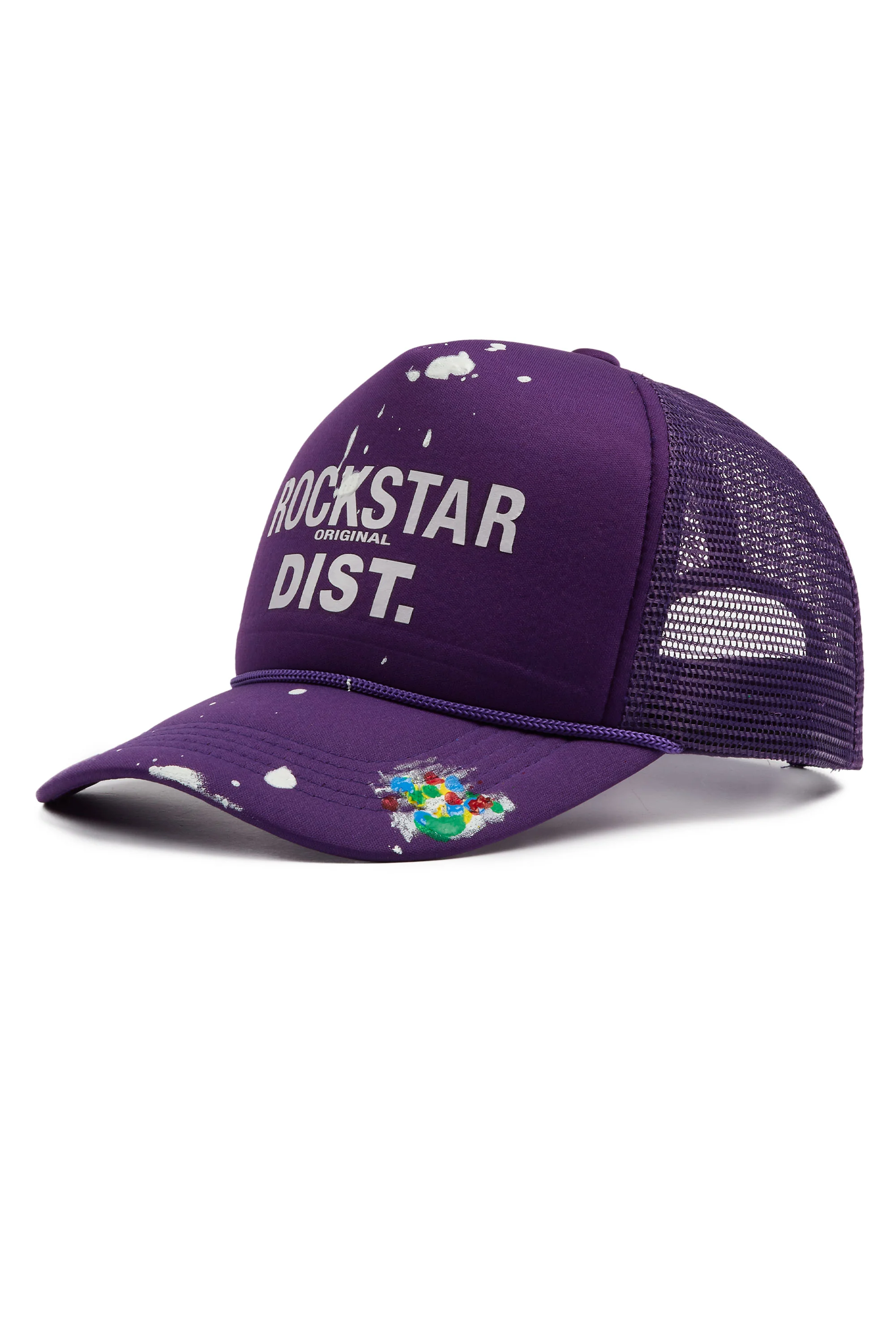 Good Side Only Purple Trucker Hat - Image 2