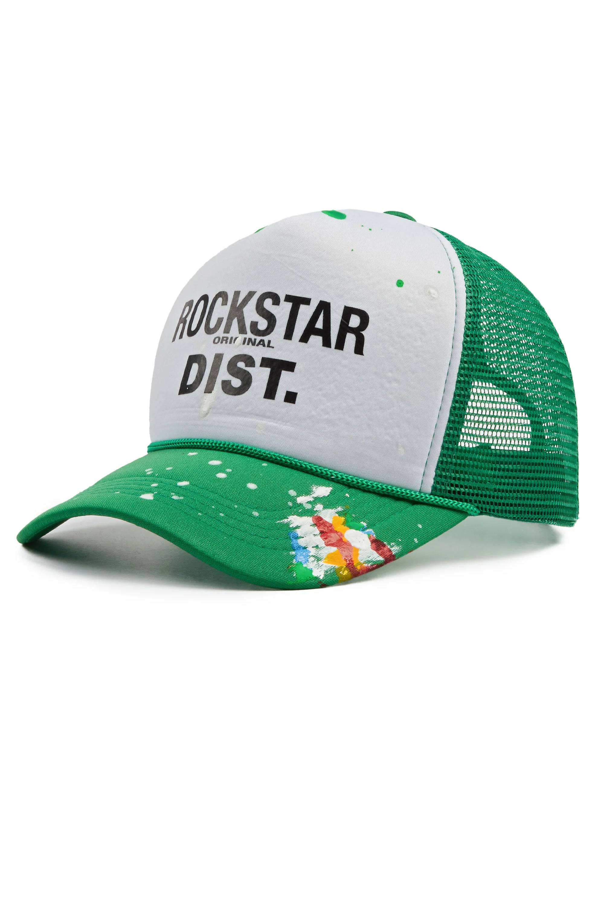 Good Side Only White/Green Trucker Hat - Image 2