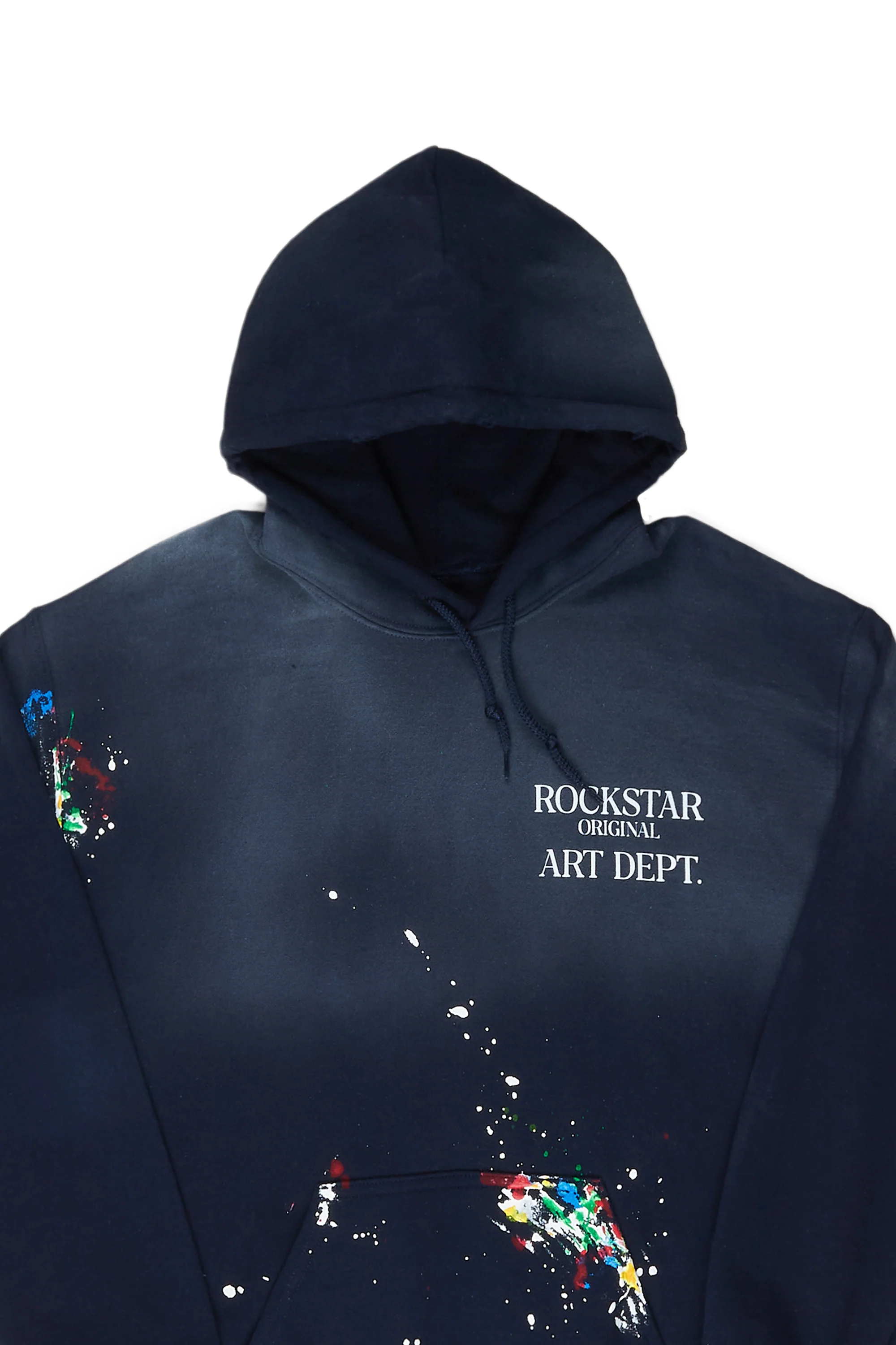 Make It Rain Navy Oversized Hoodie - Image 2