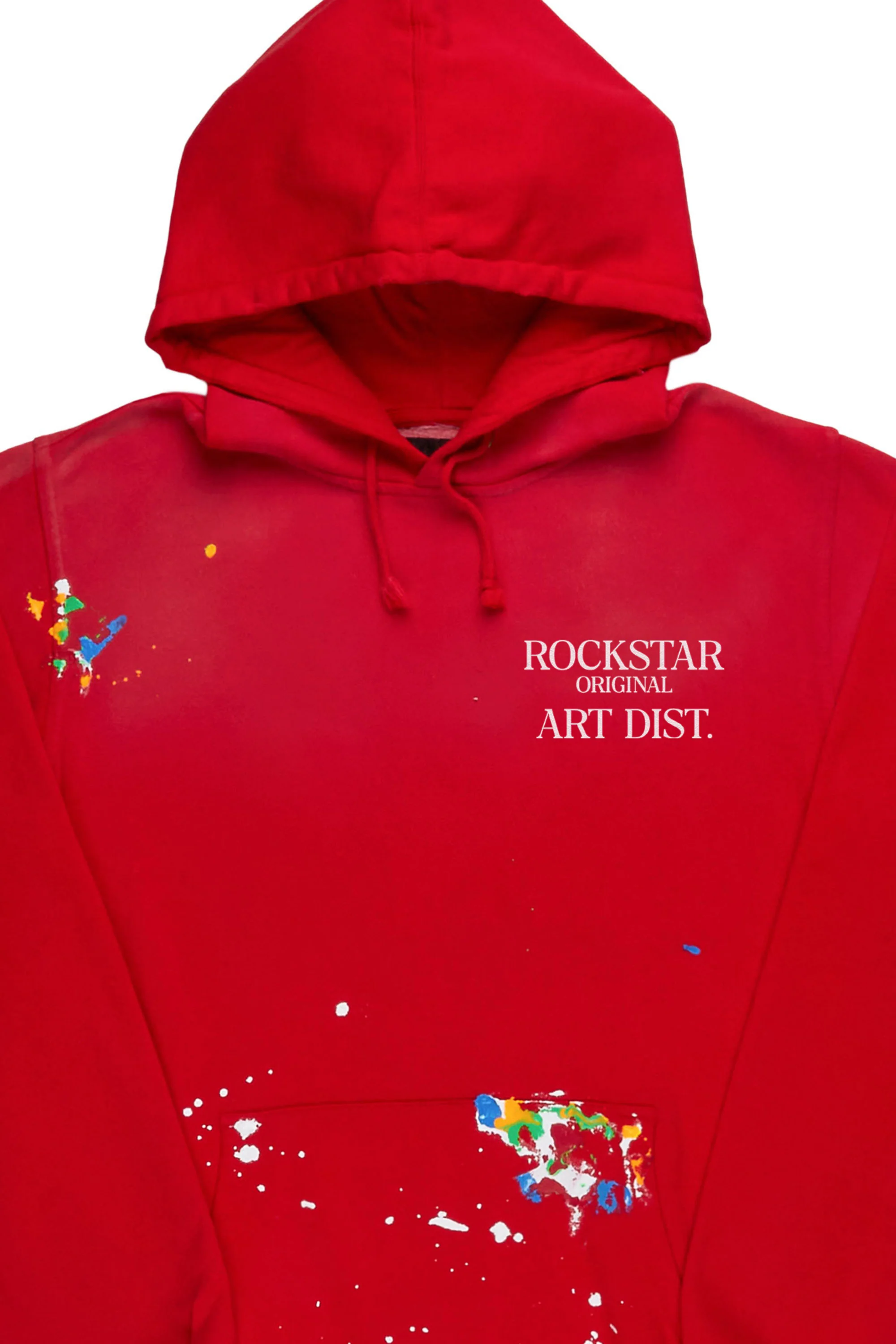 Make It Rain Red Oversized Hoodie - Image 2