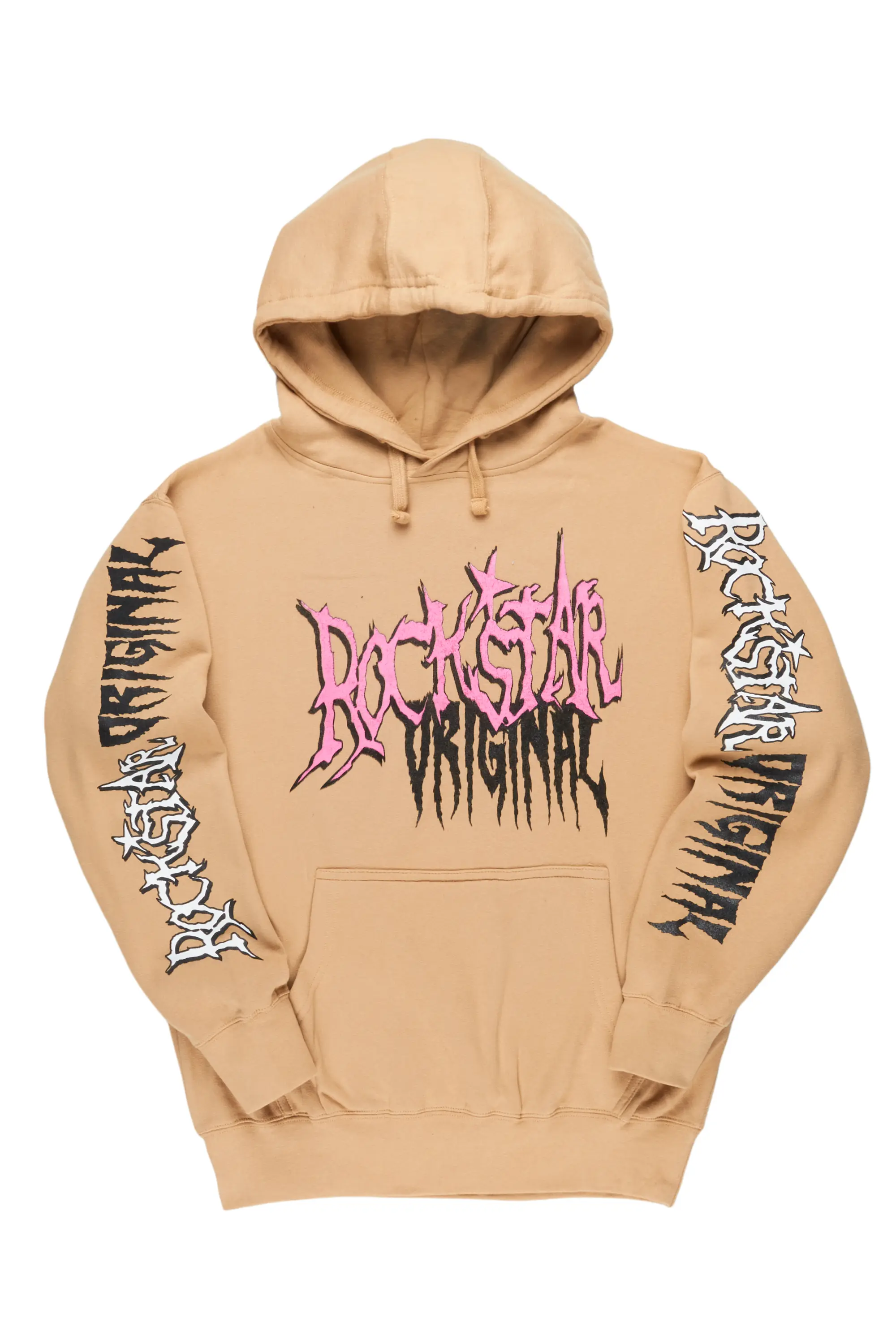 Regina Beige Oversized Hoodie - Image 2