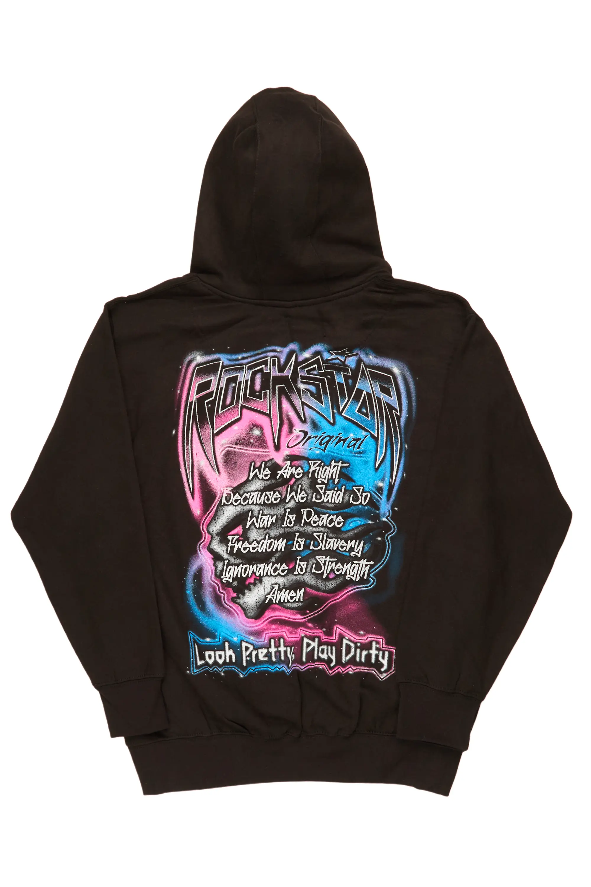 Cheyanne Black Oversized Hoodie - Image 3
