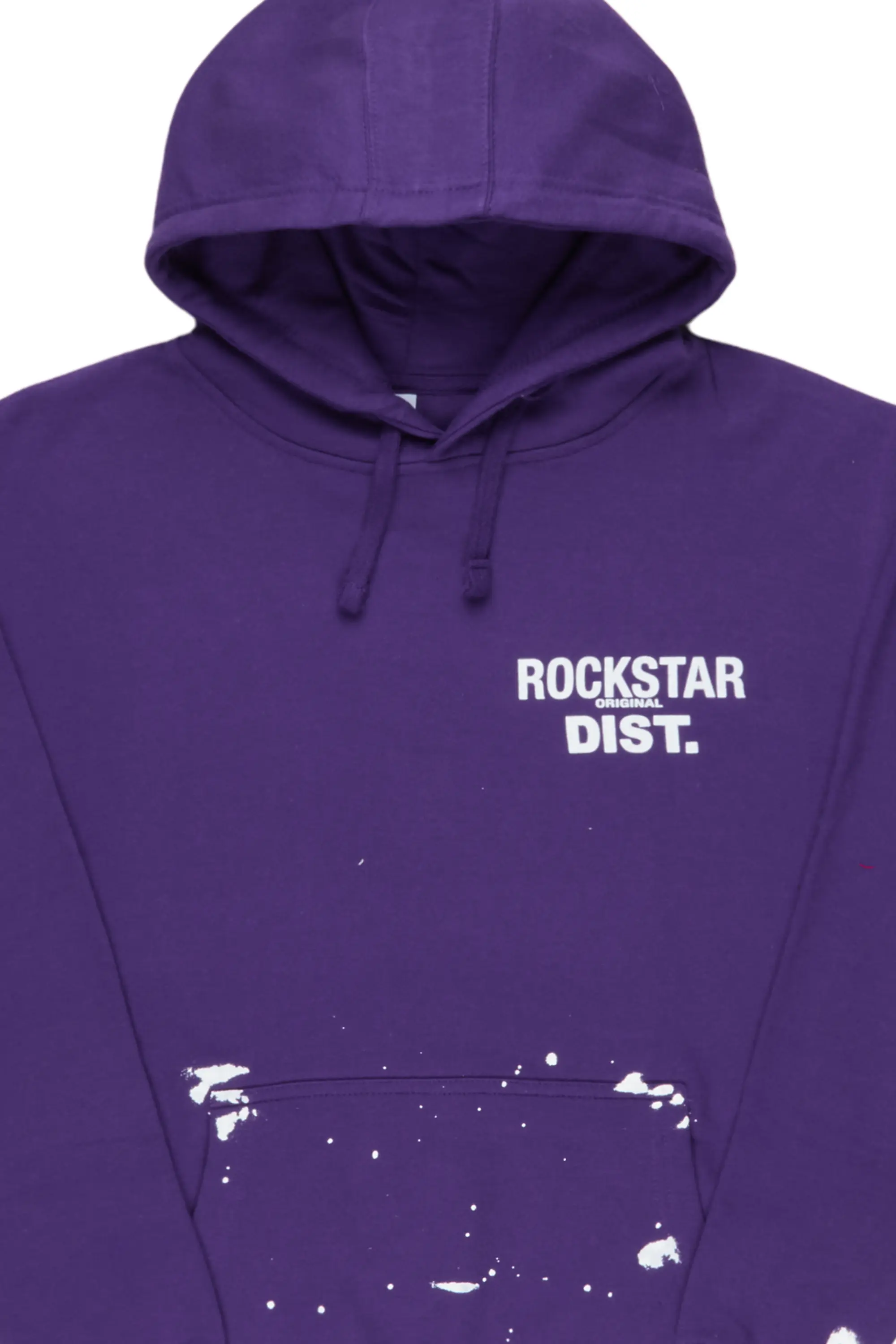 Nylia Purple Oversized Hoodie - Image 2