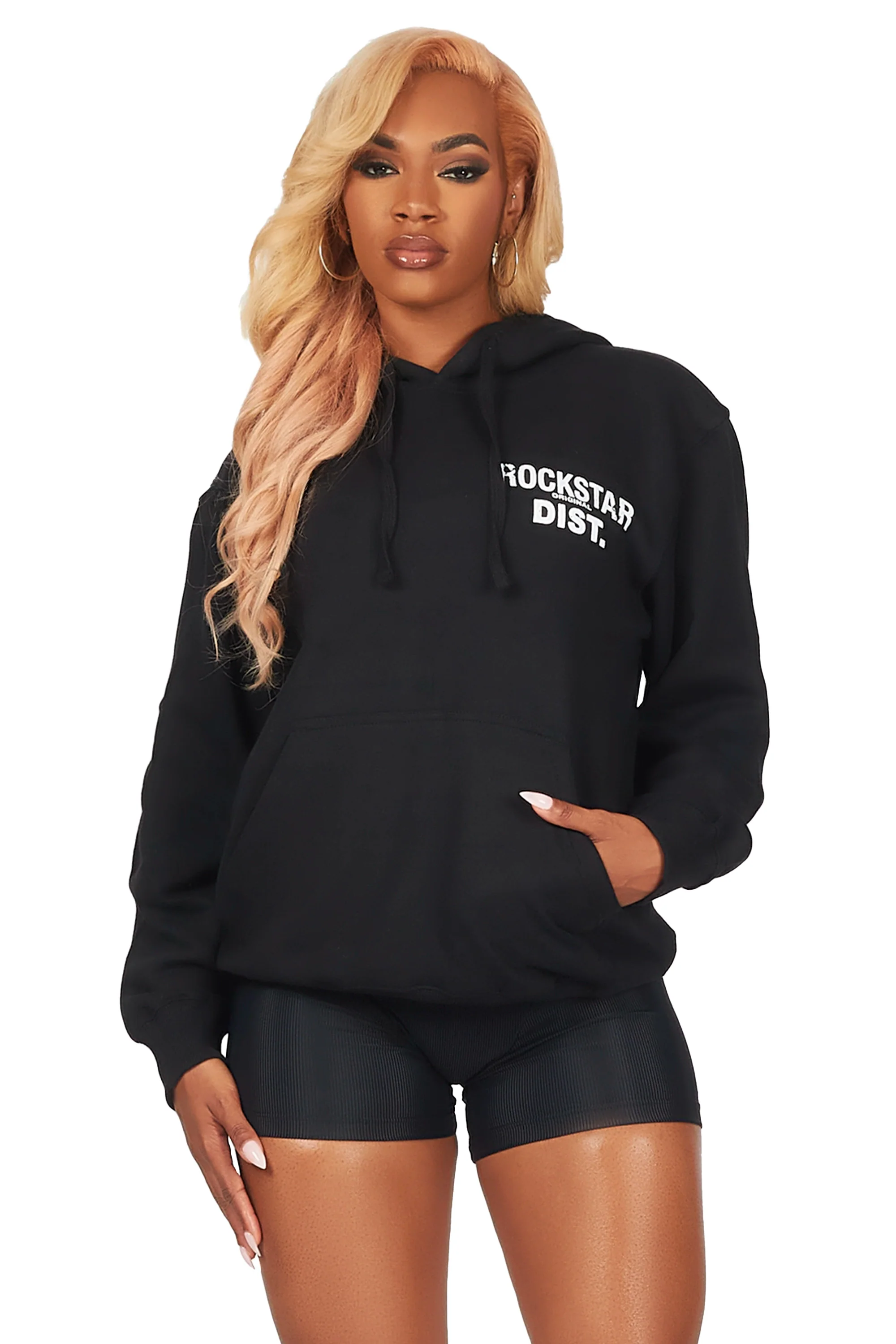 Dalasia Black Oversized Hoodie - Image 3