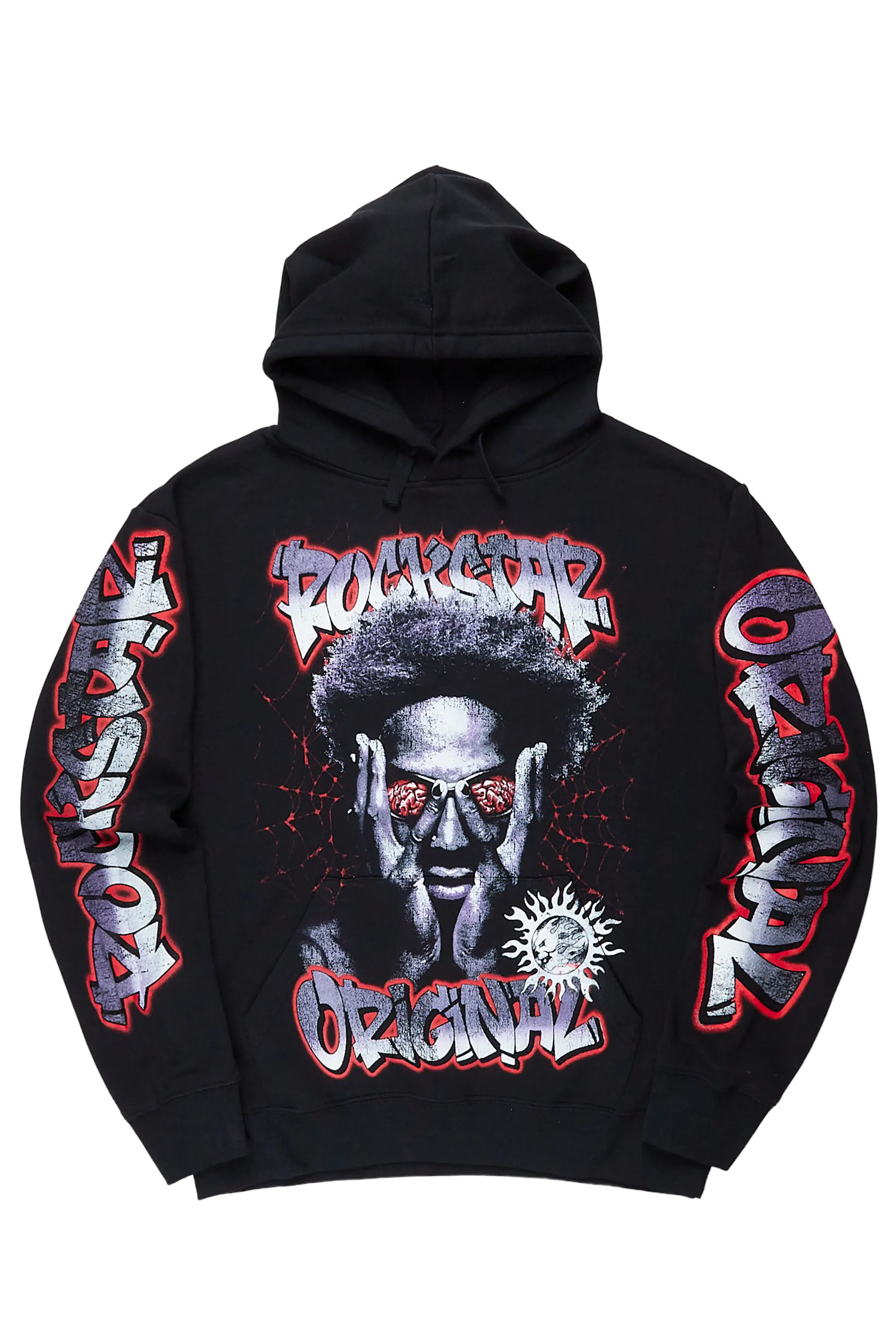 Shani Black Oversized Hoodie - Image 2