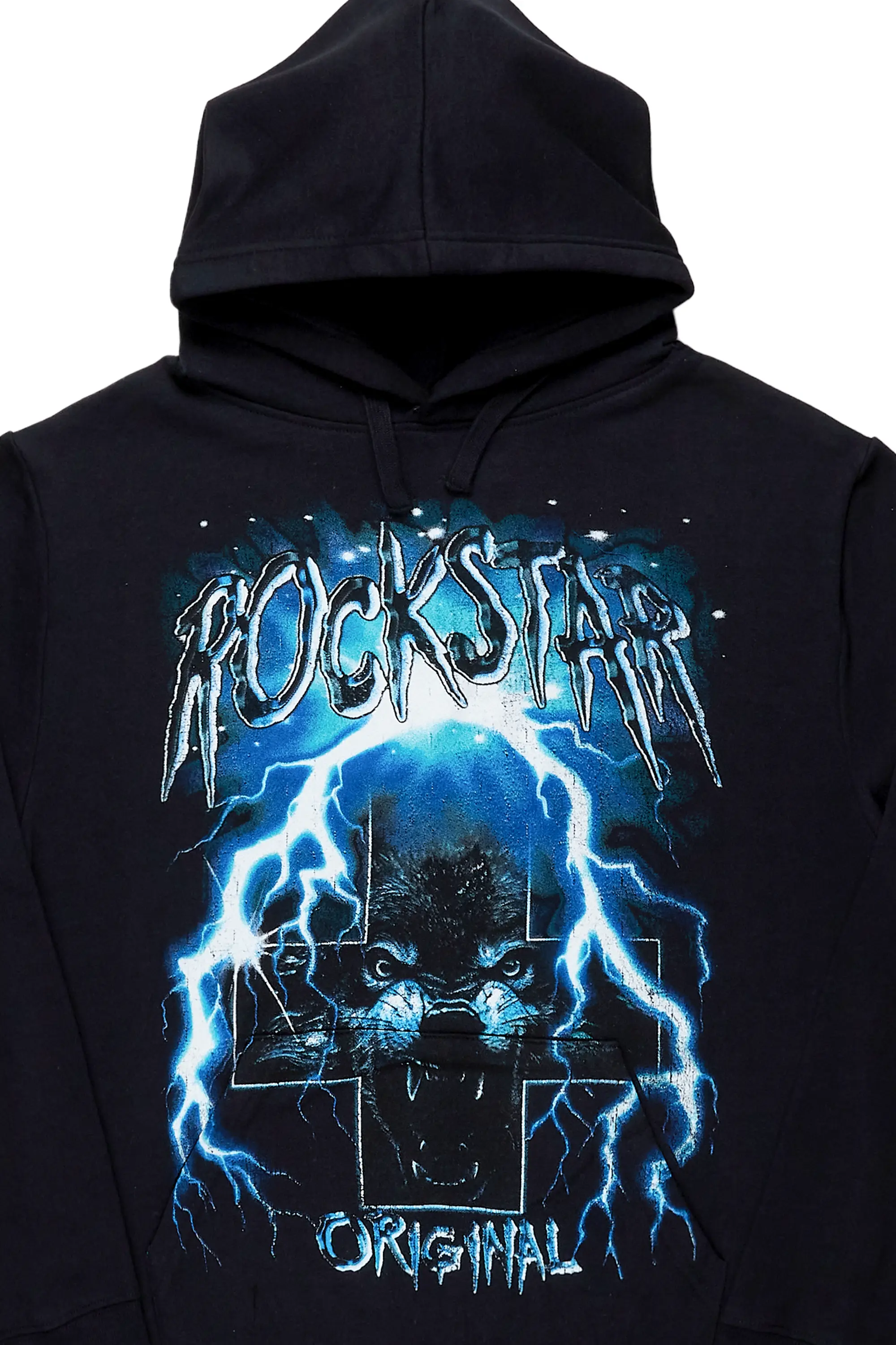 Miesha Black Oversized Hoodie - Image 2