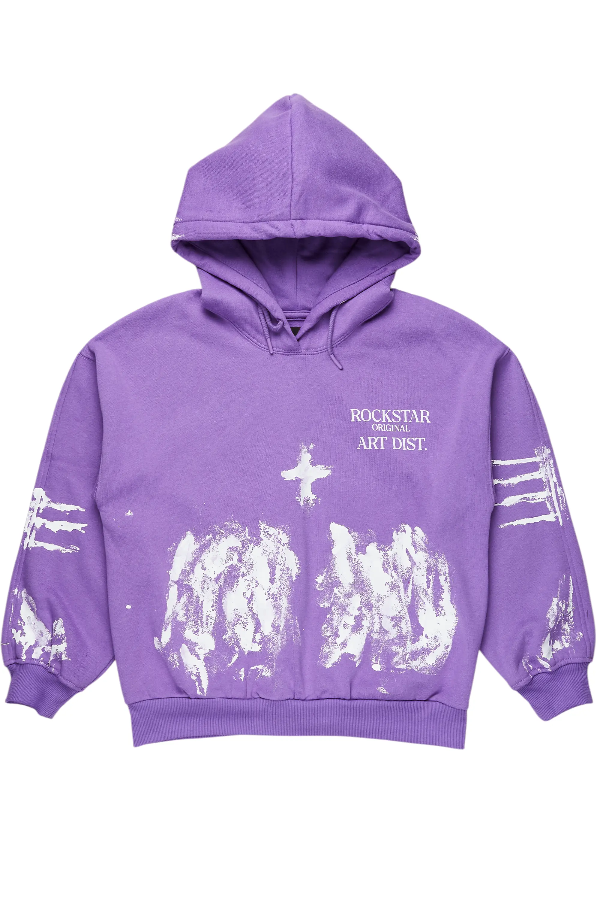 Filipa Purple Oversized Hoodie - Image 2
