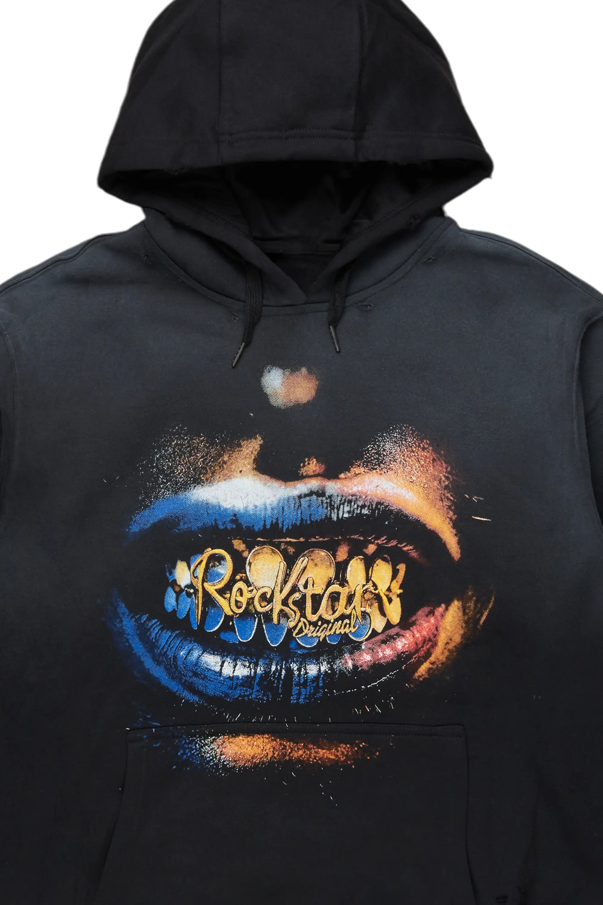 Carmen Black Oversized Hoodie - Image 2