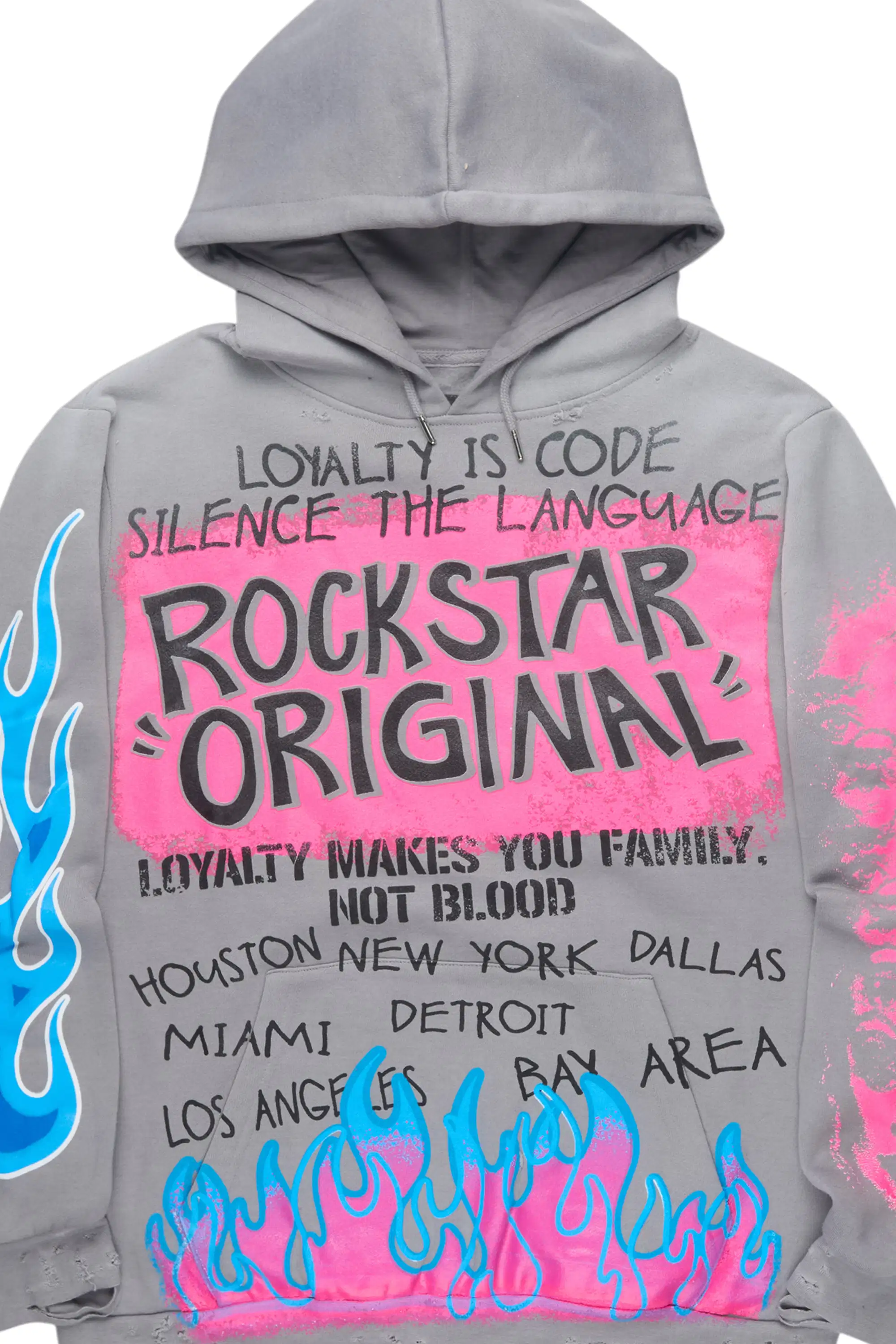 Bridgette Grey Oversized Hoodie - Image 2