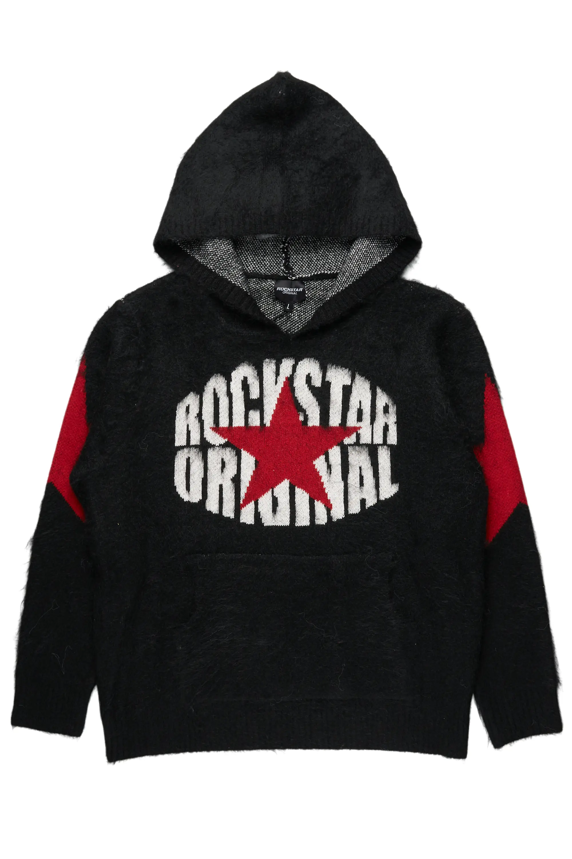 Nasheaka Black Graphic Hoodie