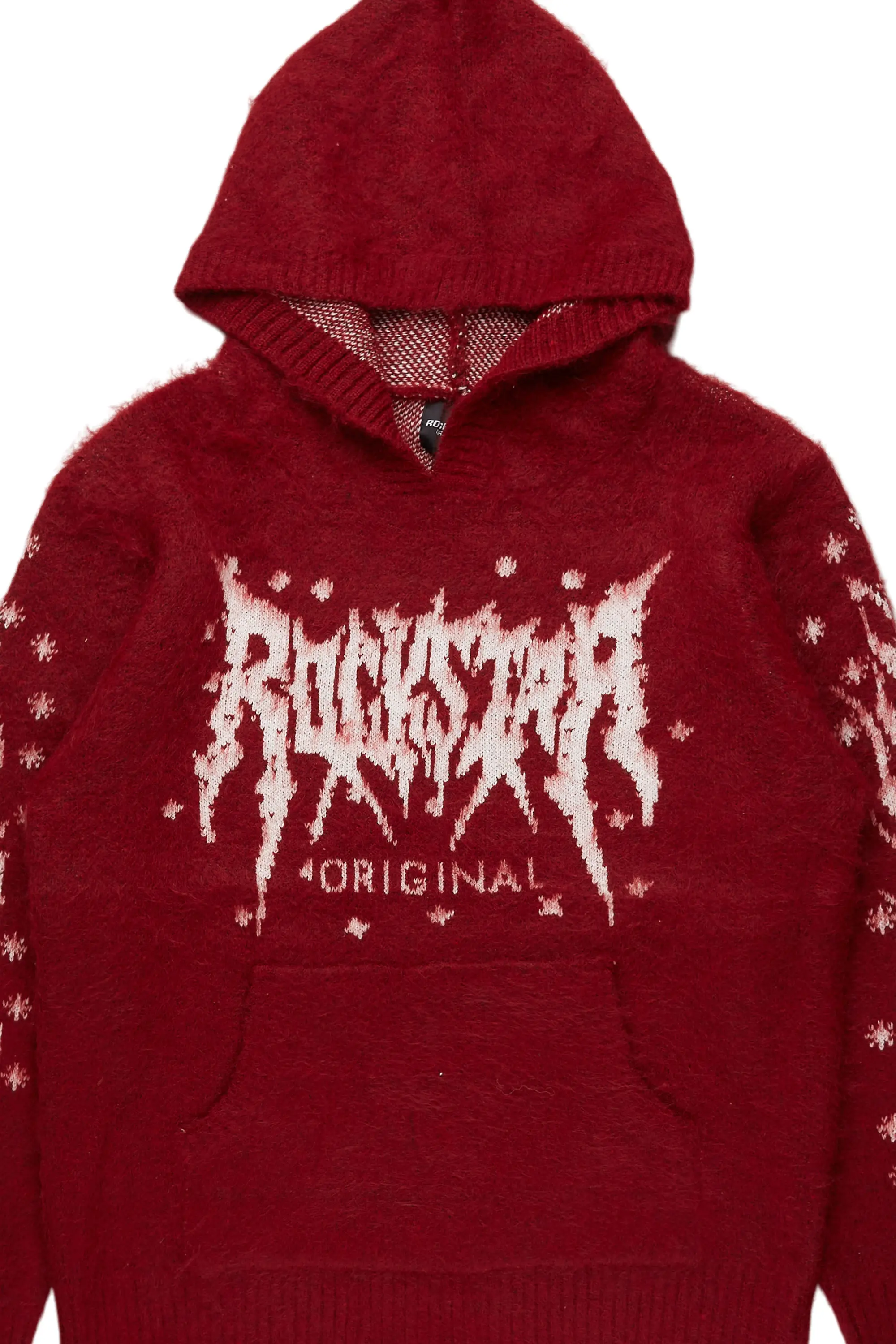 Evelyn Red Graphic Hoodie - Image 2