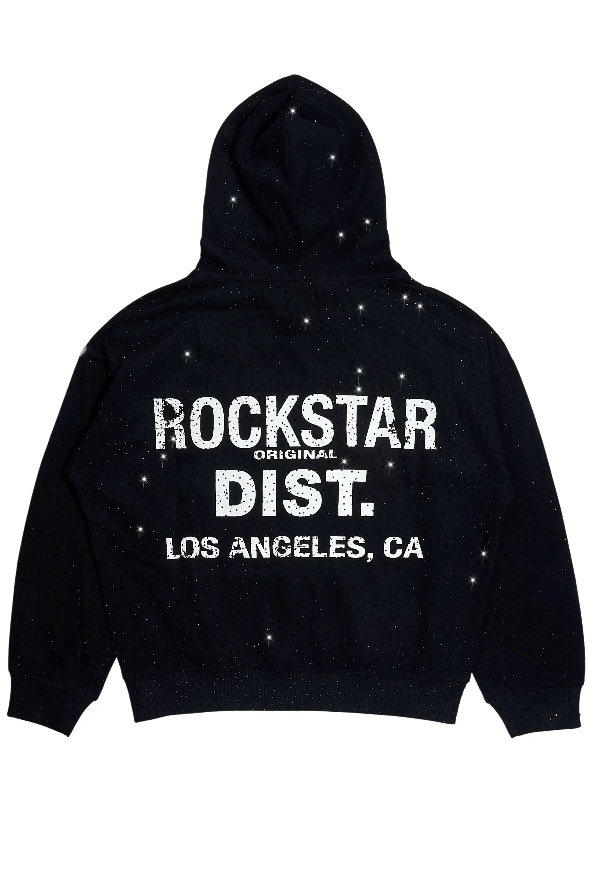 Dalasia Black Rhinestone Hoodie - Image 2