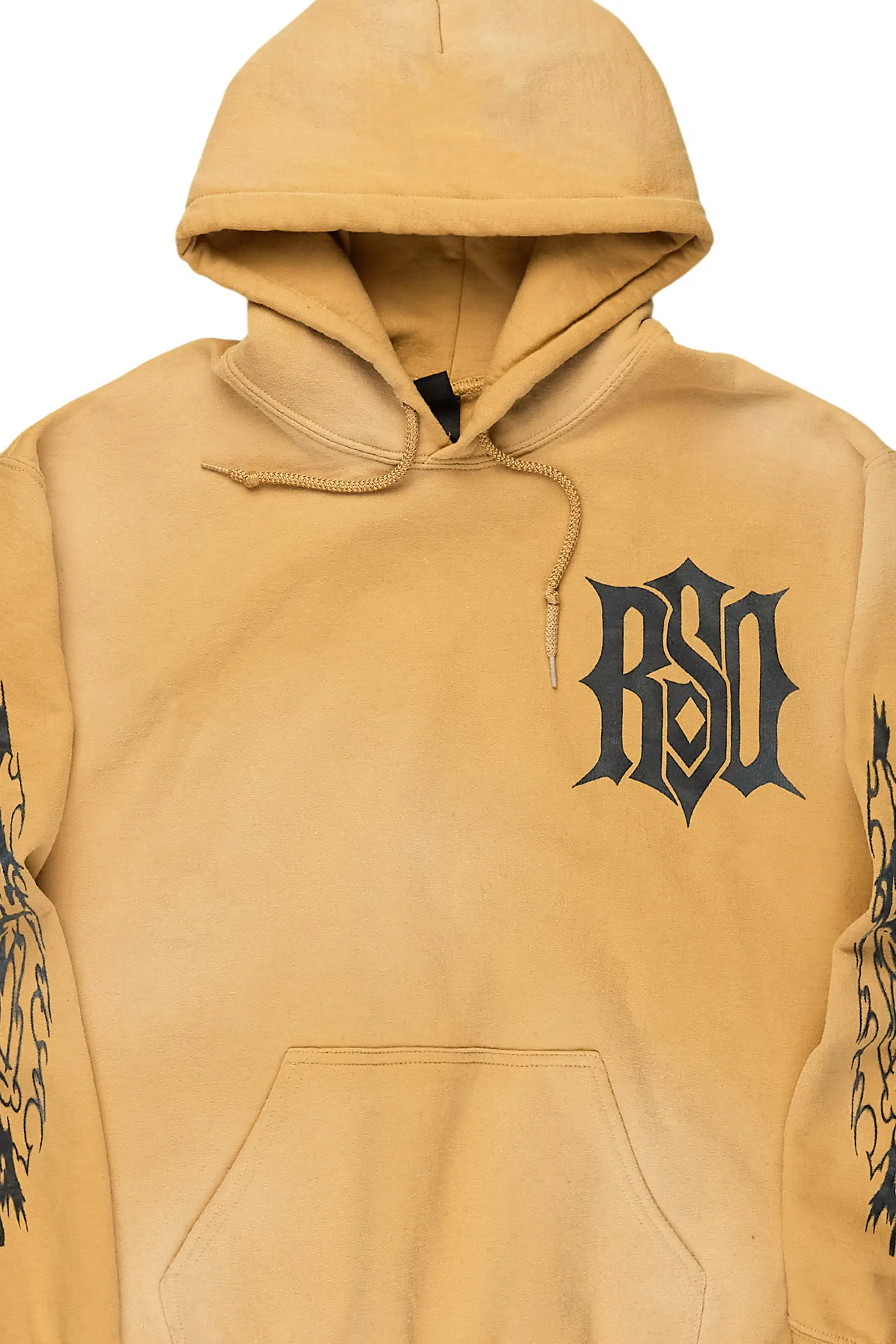 Sebrina Gold Graphic Hoodie - Image 2