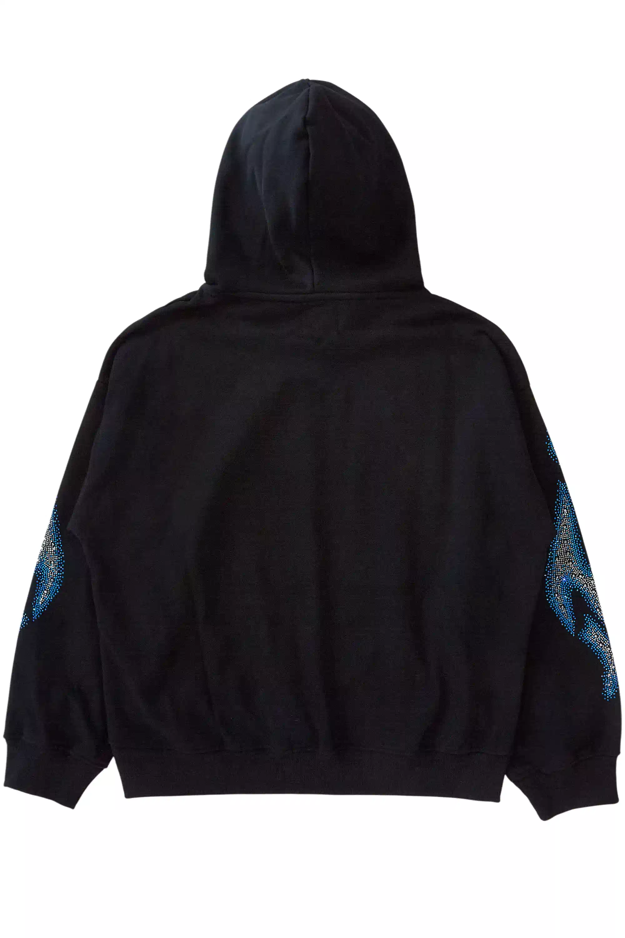 Shaquala Black Rhinestone Hoodie - Image 8